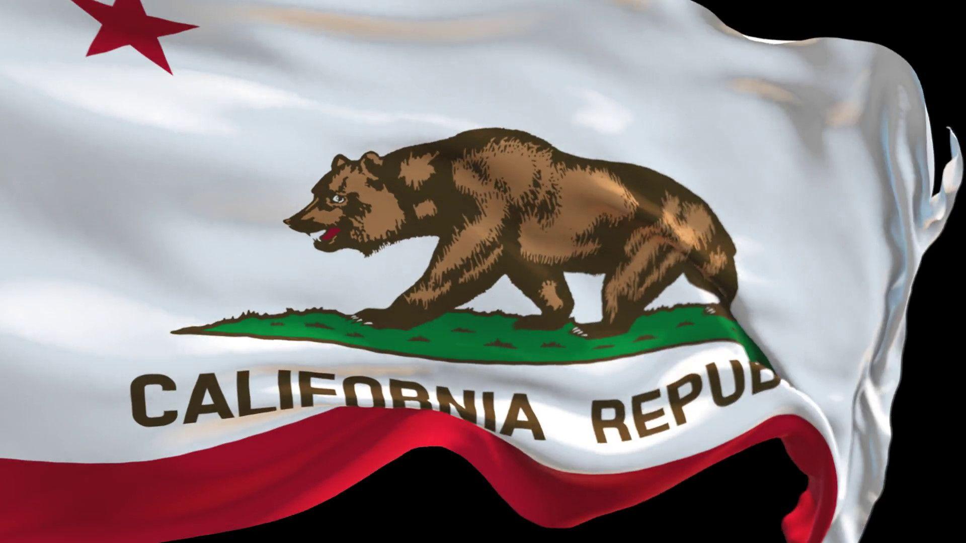 1920x1080 California Flag Wallpaper