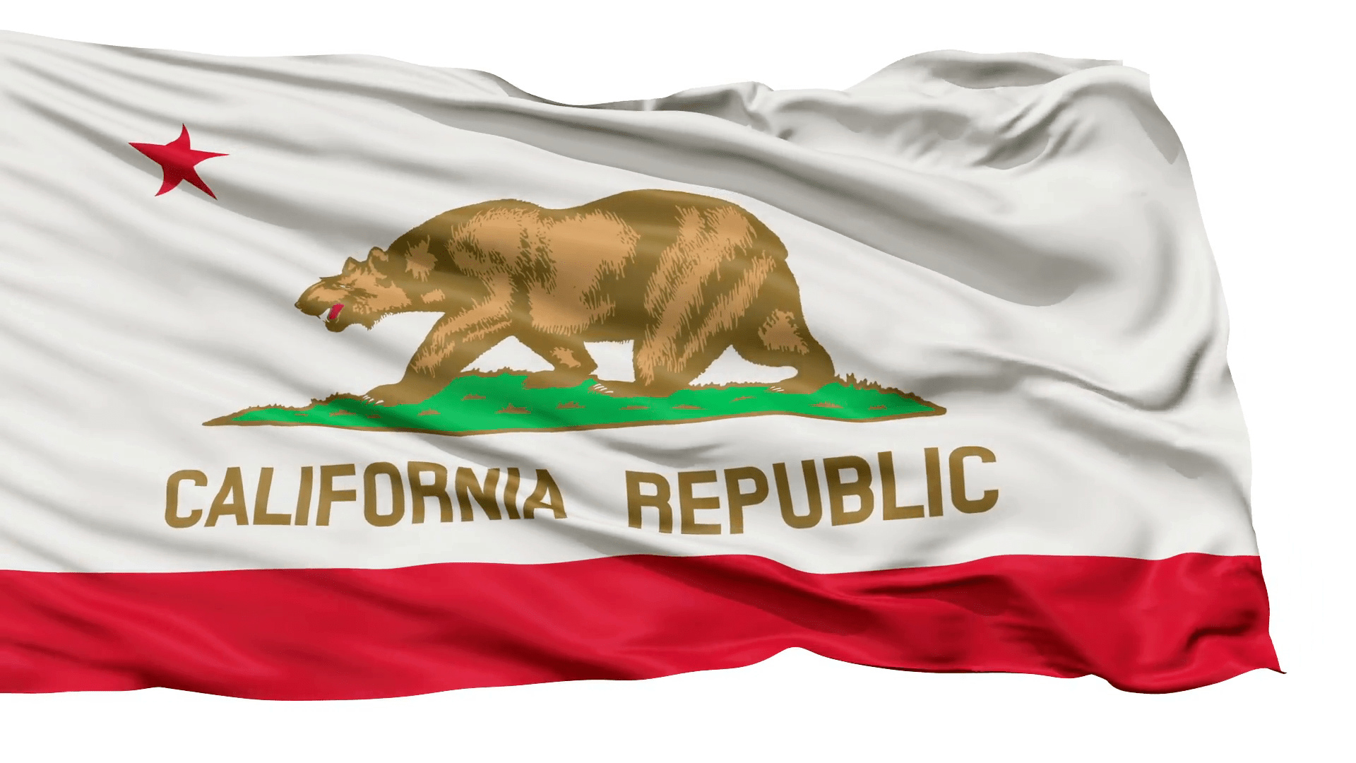 1920x1080 California Flag Wallpaper