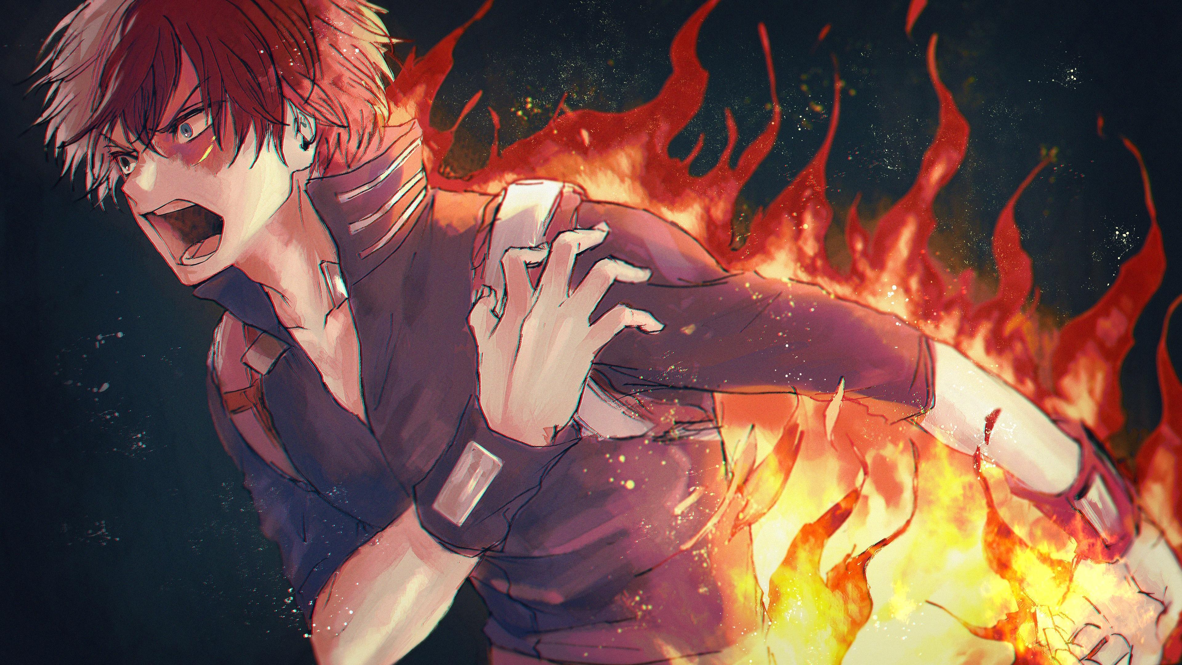 Villain Todoroki Wallpapers Top Free Villain Todoroki Backgrounds Wallpaperaccess