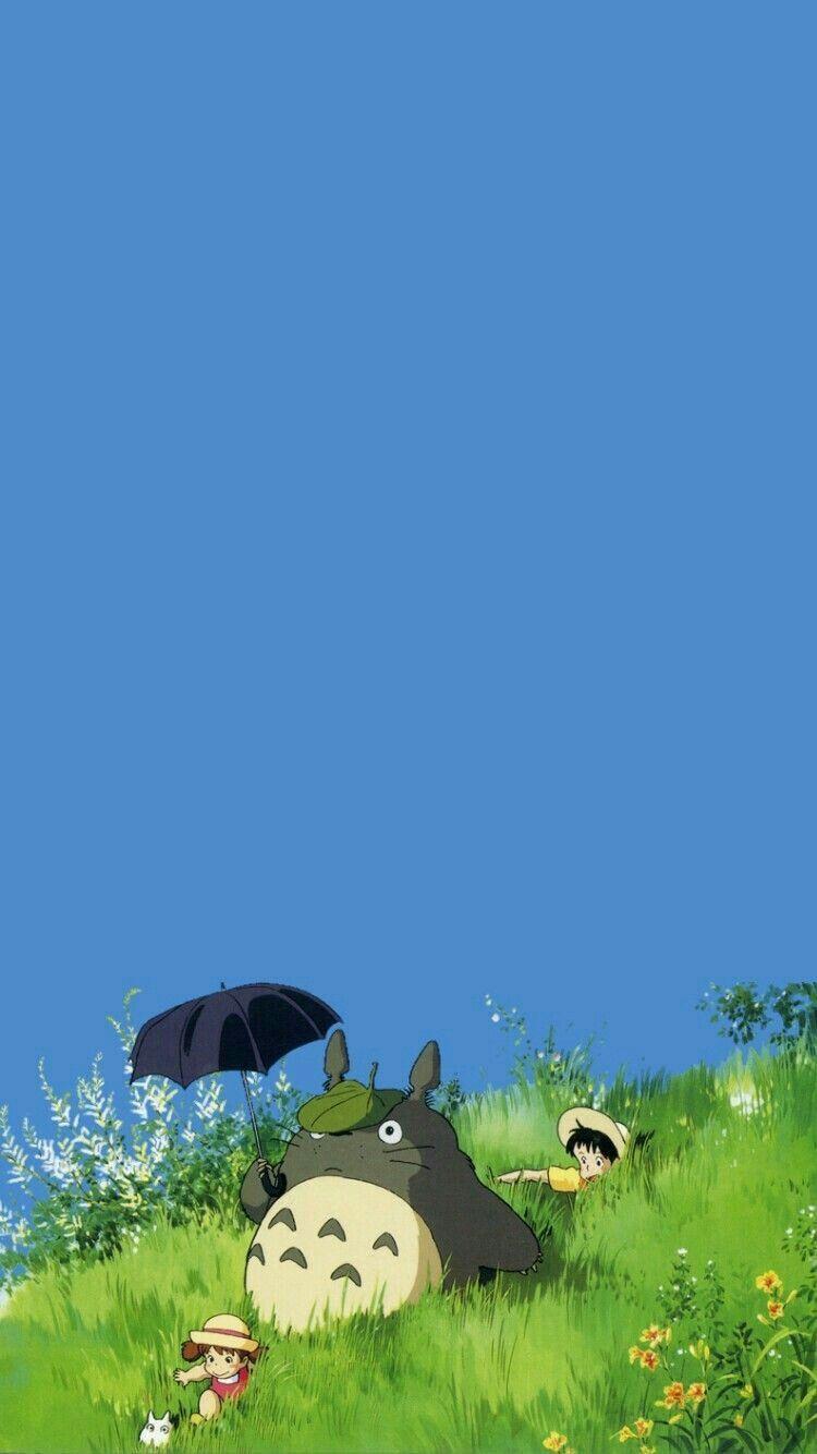 Studio Ghibli Totoro Phone Wallpapers Top Free Studio Ghibli Totoro Phone Backgrounds Wallpaperaccess