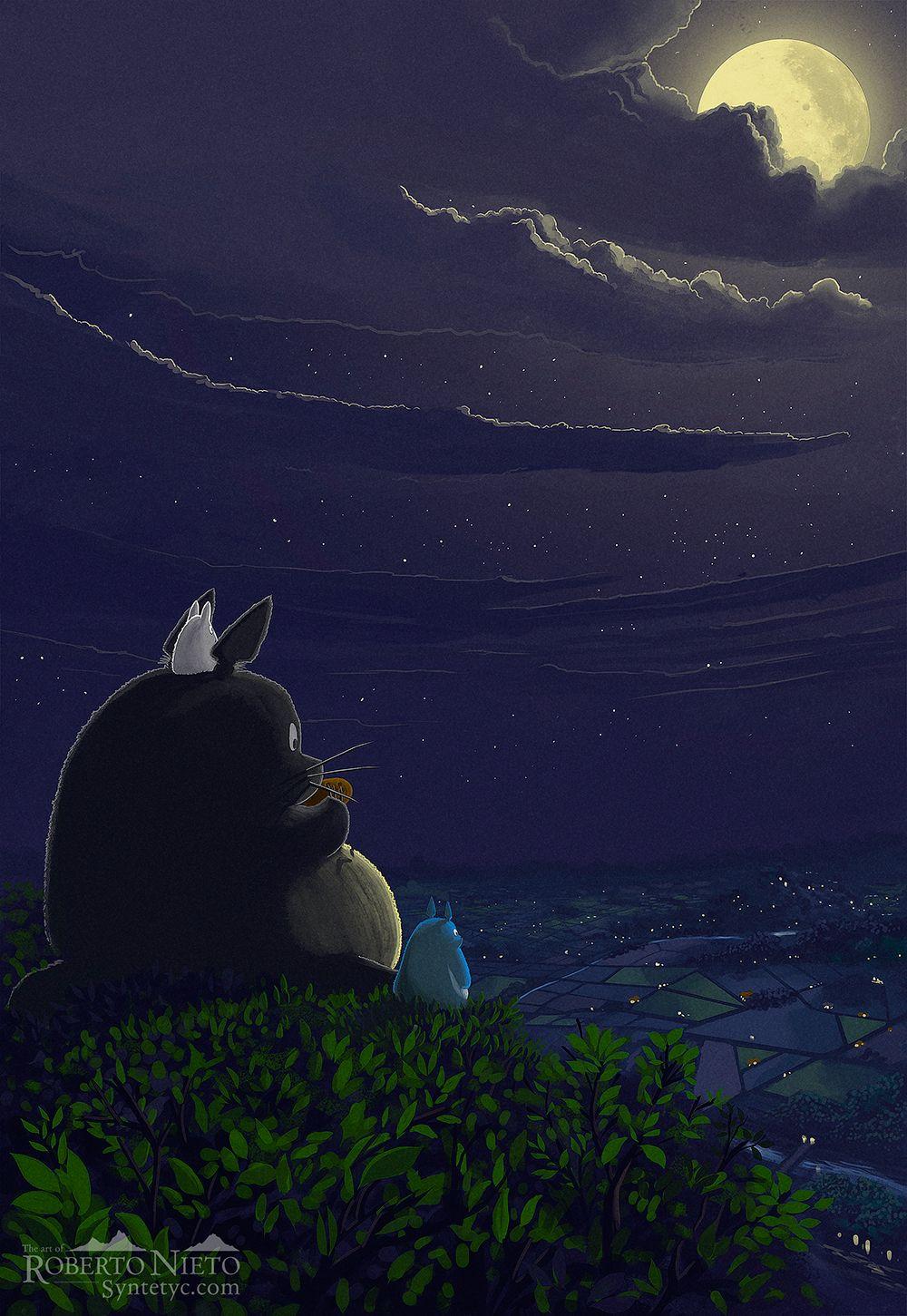 1000x1451 My Neighbor Totoro Phone Wallpaper