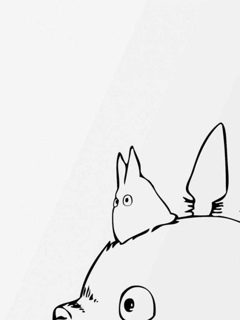 768x1024 Free download Download My Neighbor Totoro HD wallpaper for iPhone 6 6s [852x1608] for your Desktop, Mobile & Tablet. Explore Totoro Phone Wallpaper. Cute Totoro Wallpaper, Studio Ghibli Phone Wallpaper