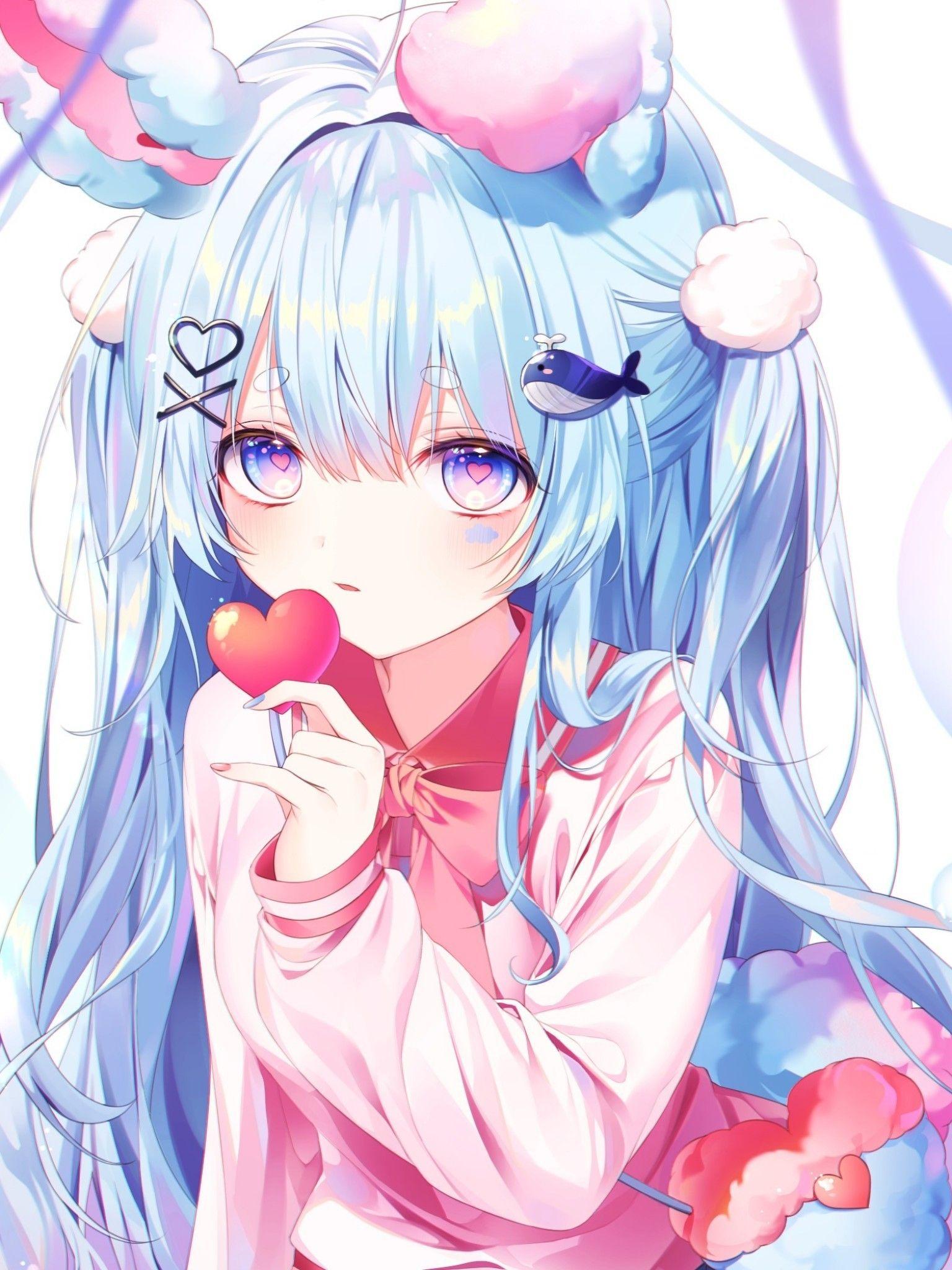Cute bunny girl and pink anime 917783 on animeshercom