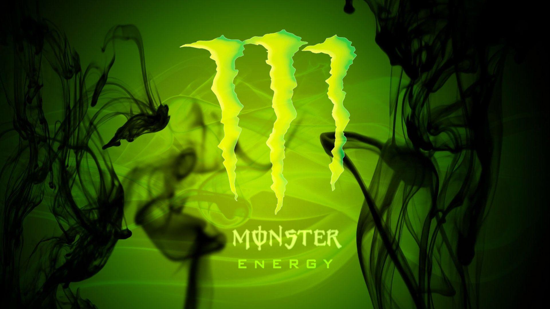 1920x1080 Green Monster Energy hình nền