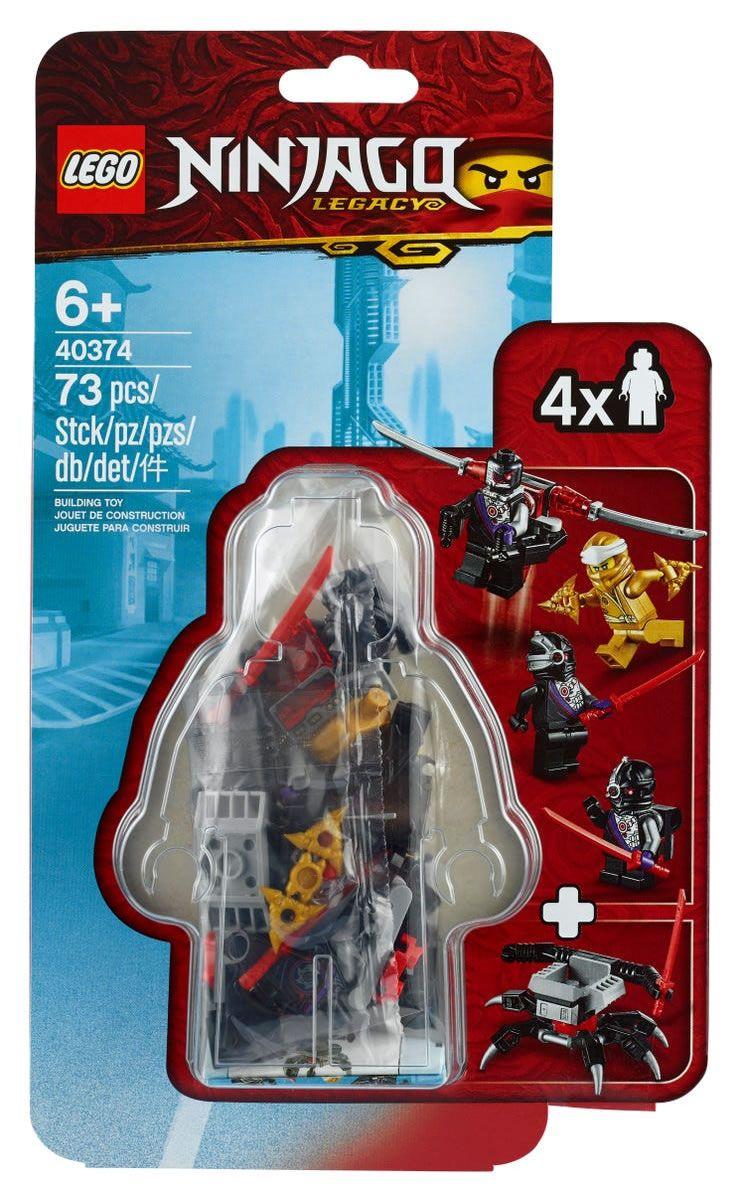 742x1200 LEGO Ninjago Golden Zane Accessory Set Official Image