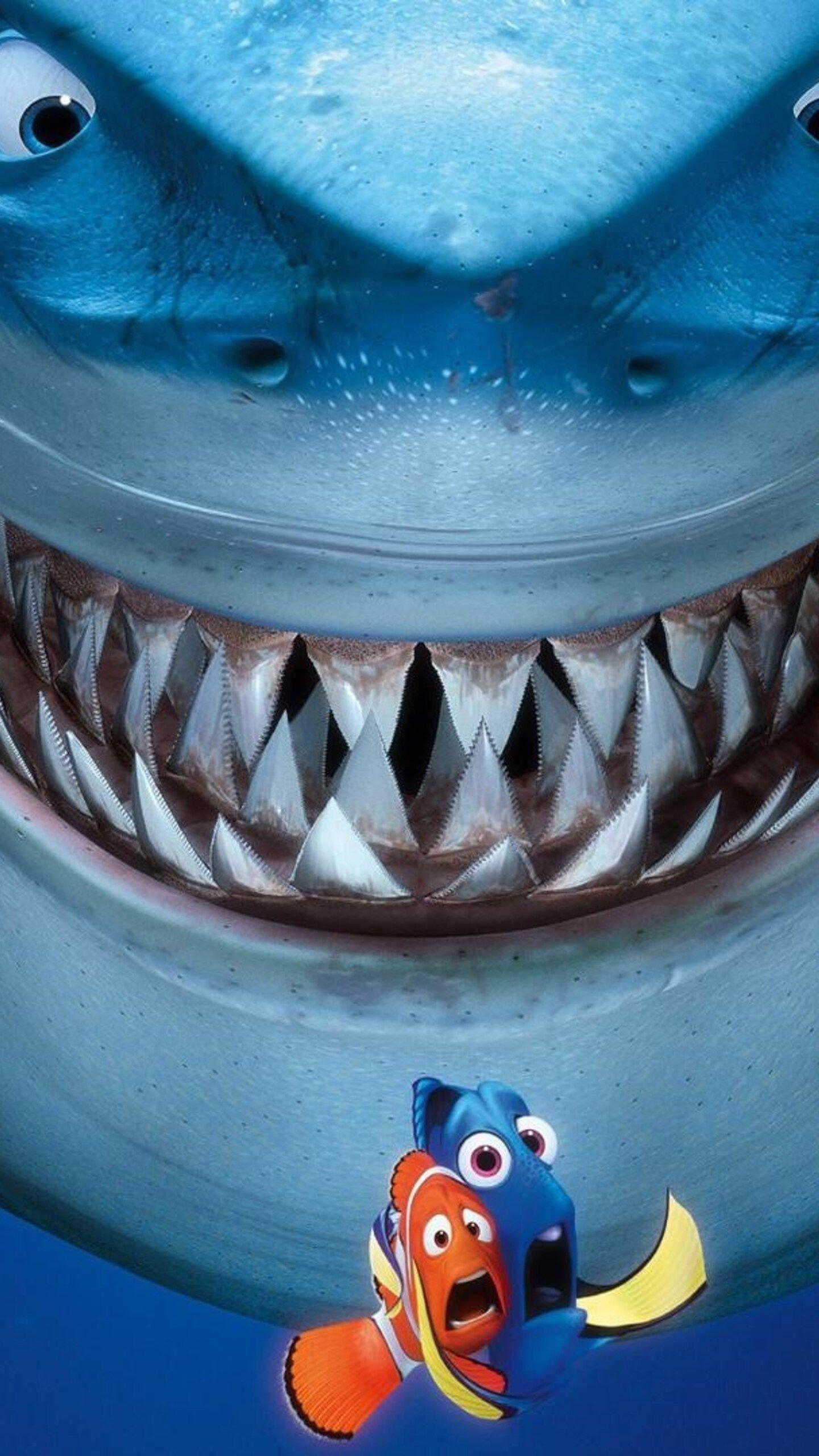 1440x2560 Shark Finding Nemo Samsung Galaxy S S7 , Google Pixel XL , Nexus 6P , LG G5 HD 4k Wallpaper, Image, Background, Photo and Picture