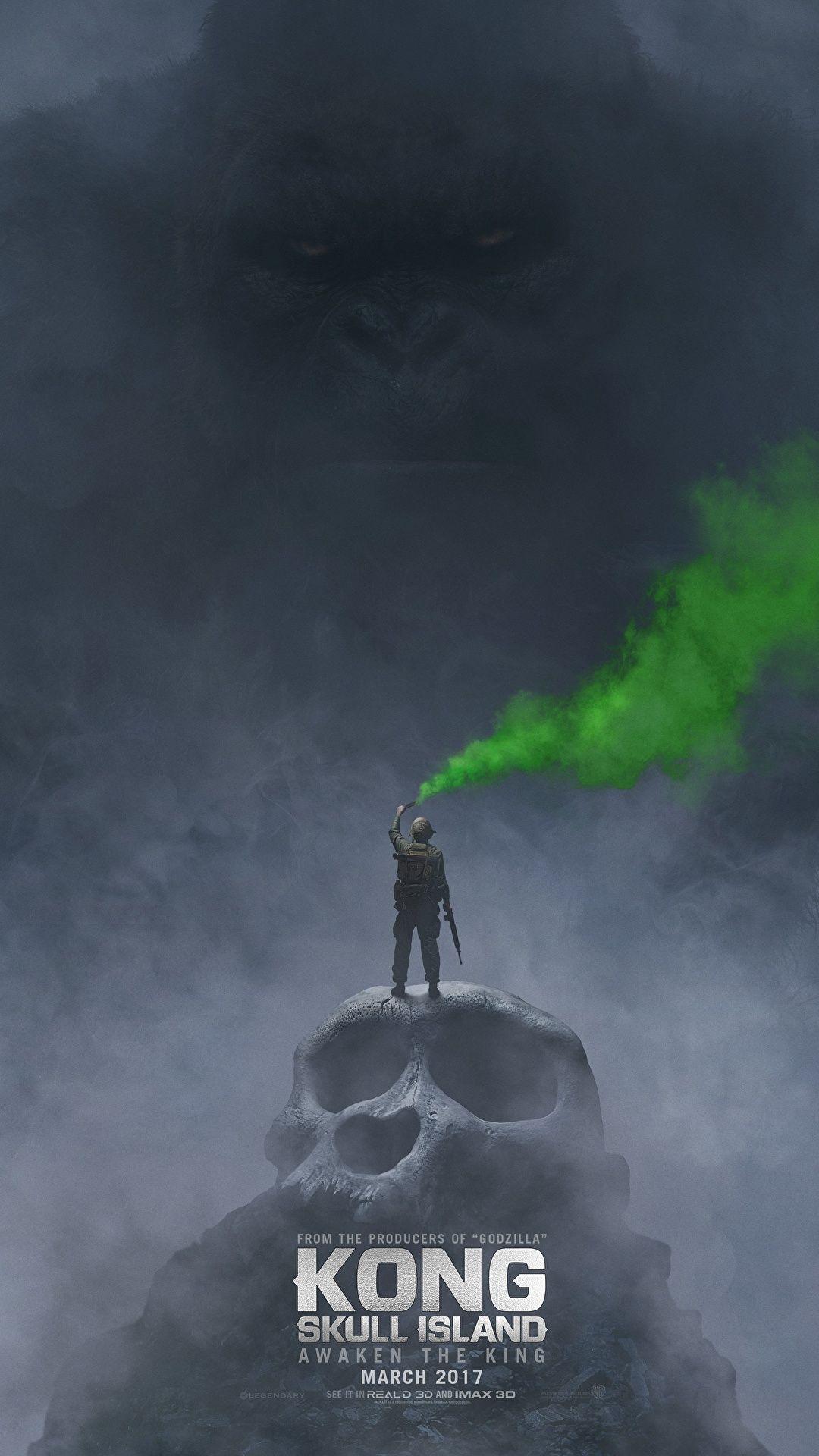 1080x1920 Image Kong: Skull Island Skulls Movies 1080x1920