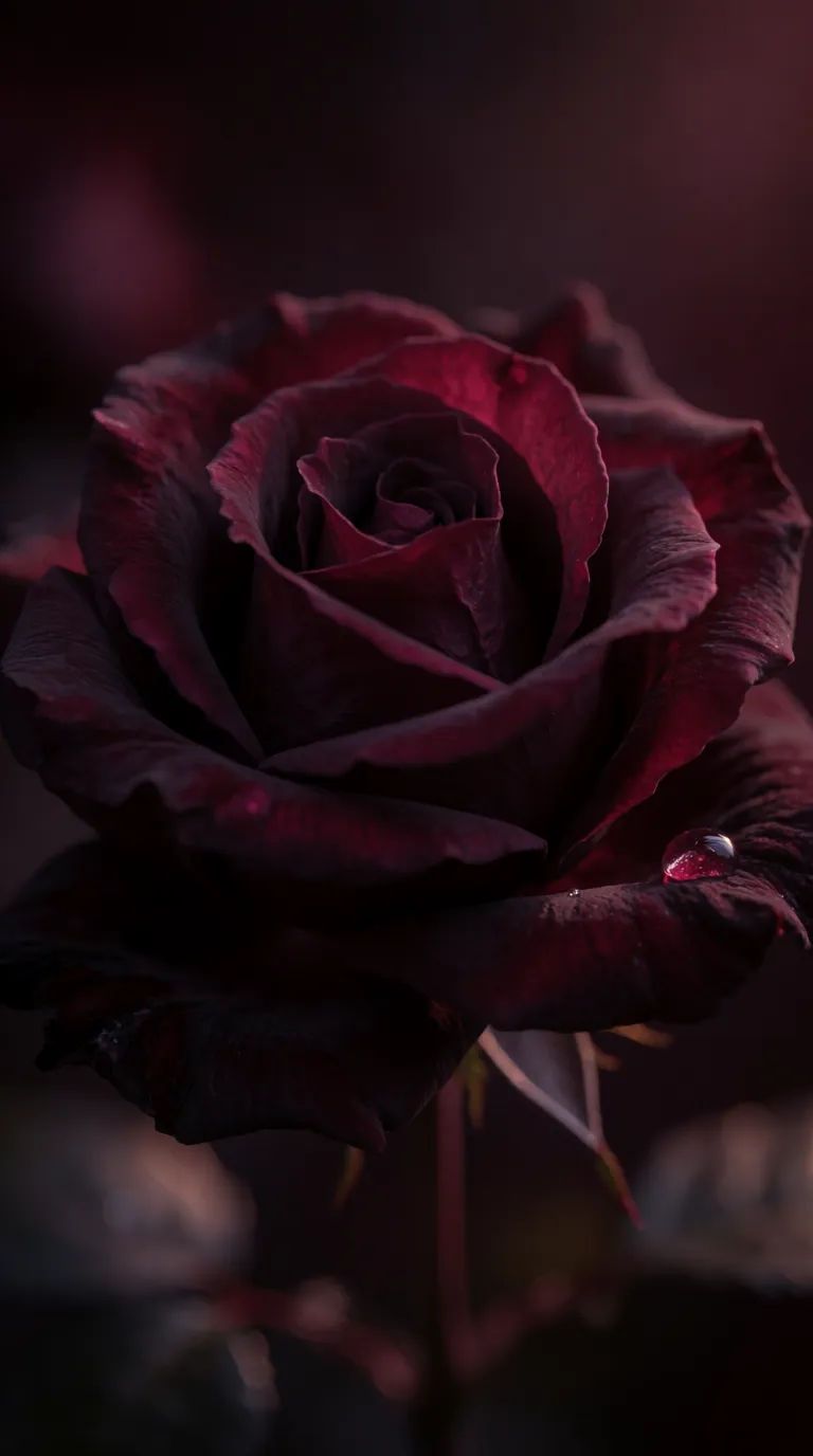 768x1376 Wallpaper Mawar AI