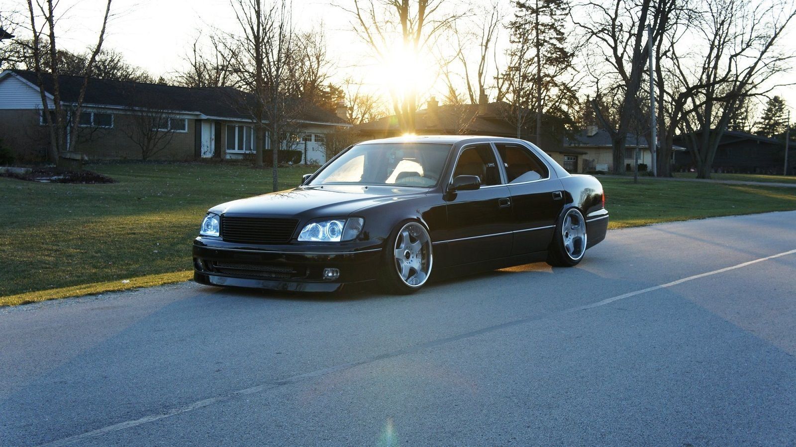 1600x900 Wicked Lexus LS400 Build Looks Bad in Black