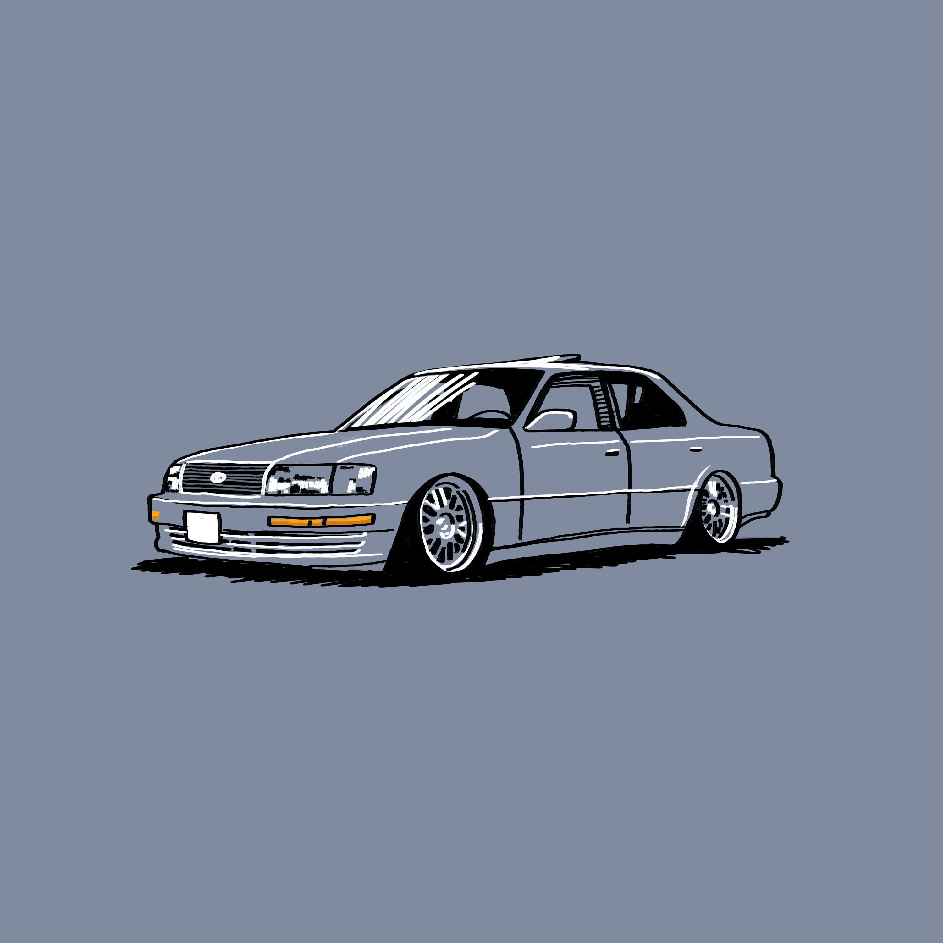 3000x3000 Lexus LS400