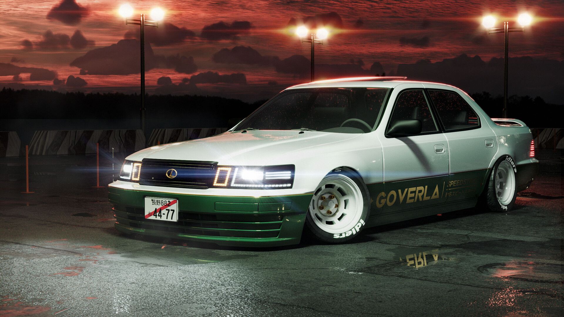 1920x1080 Lexus LS400