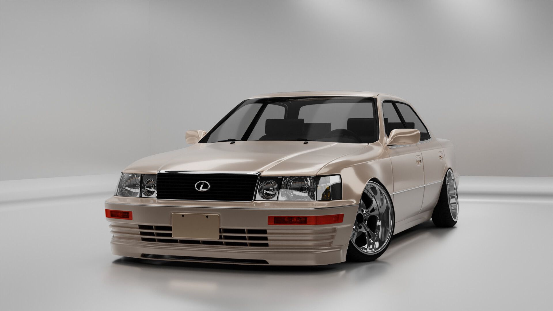 1920x1080 Lexus LS400 Stance Wald BodyKit