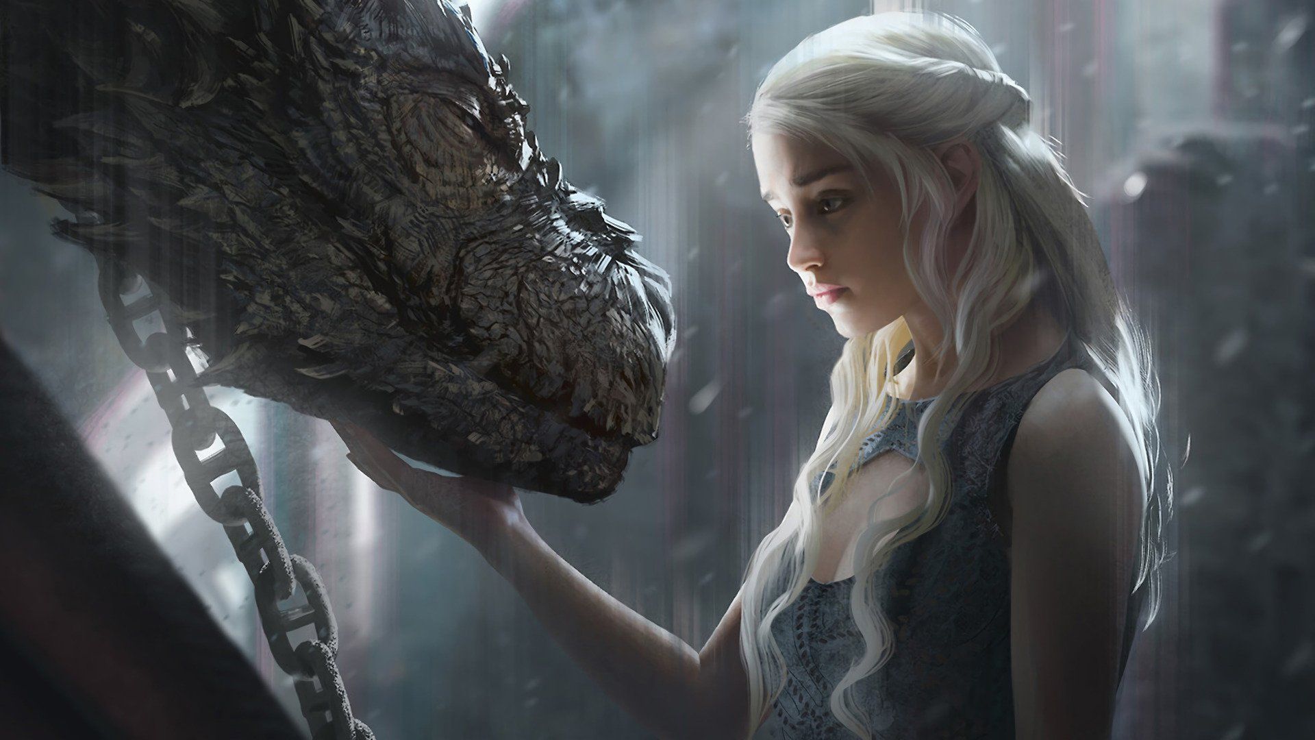 1920x1080 Daenerys Targaryen In HD: Iconic Game Of Thrones Dragon Moment Wallpaper By G Host Leex1080