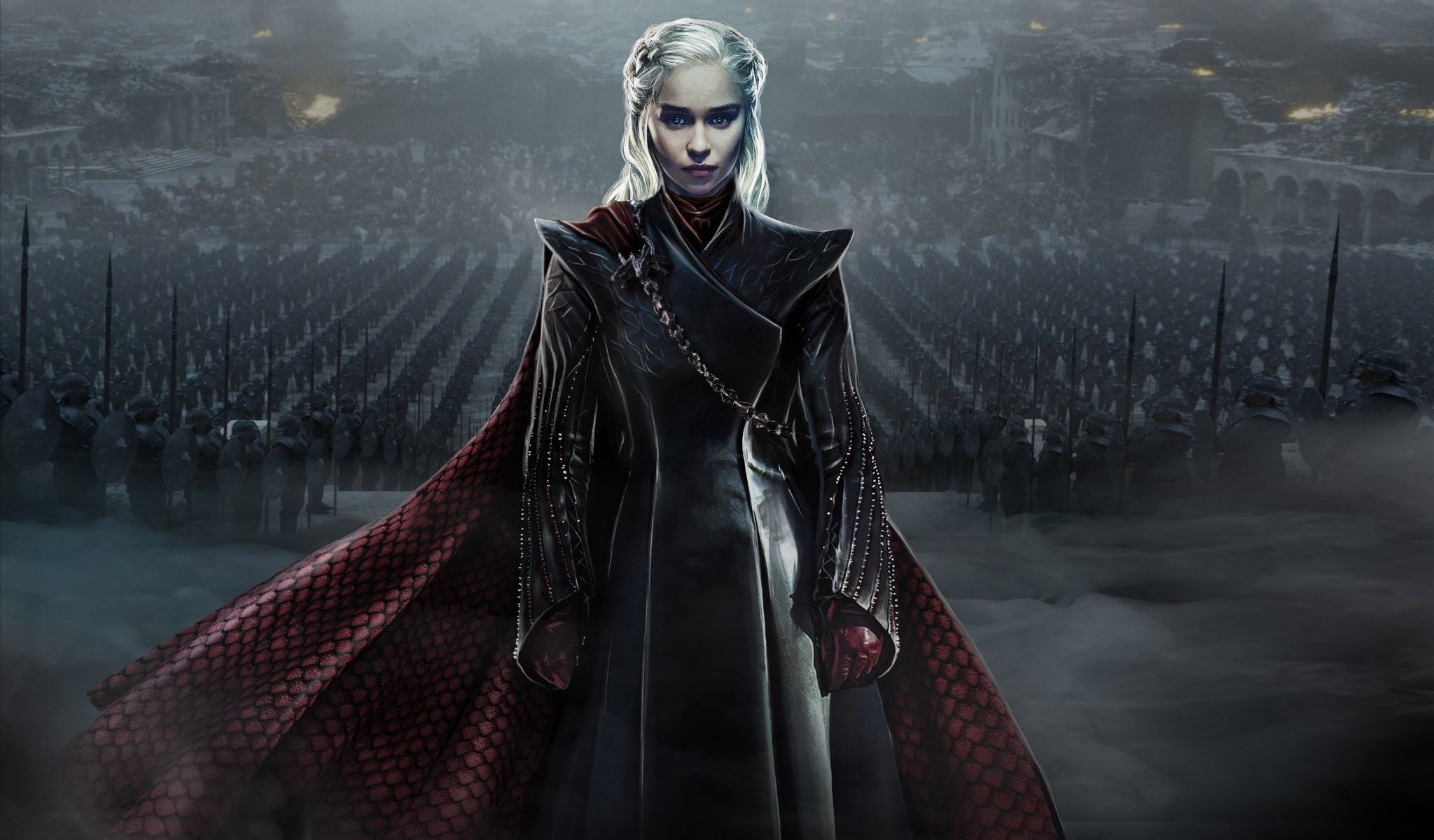 2048x1200 Wallpaper characters, Game of thrones, Daenerys Targaryen, Daenerys Targaryen, Game of Thrones, girl, fantasy, GOT for mobile and desktop, section фильмы, resolution 2048x1200