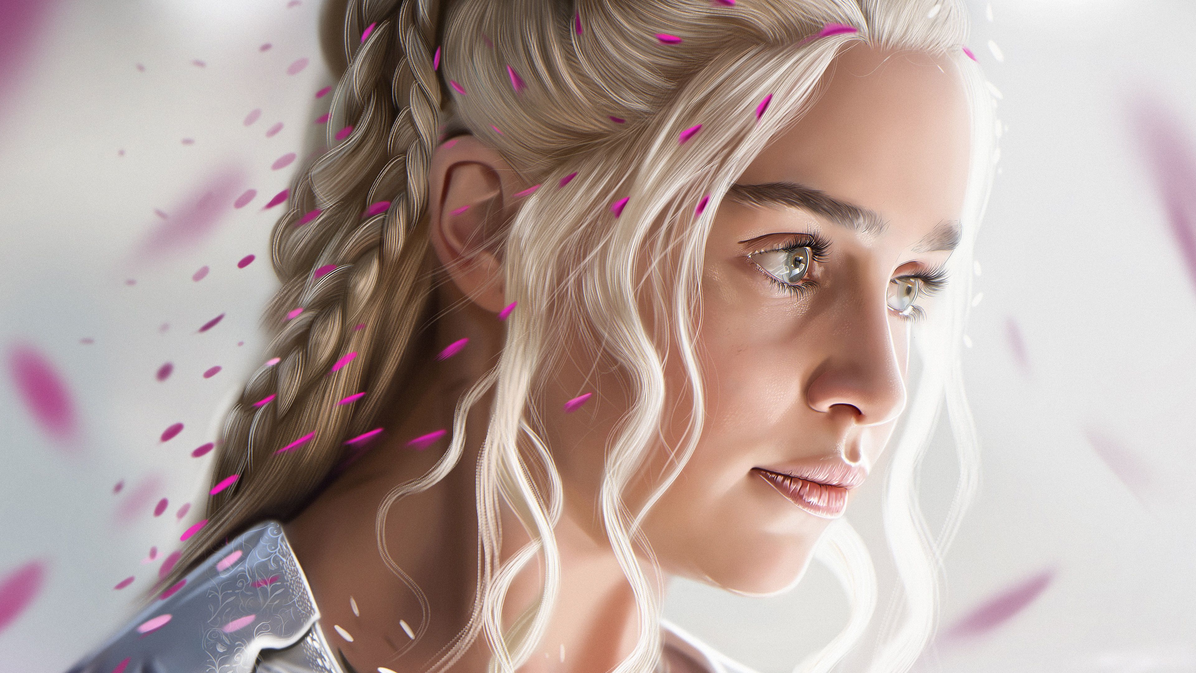 3840x2160 Emilia Clarke Wallpaper 4K, Daenerys Targaryen