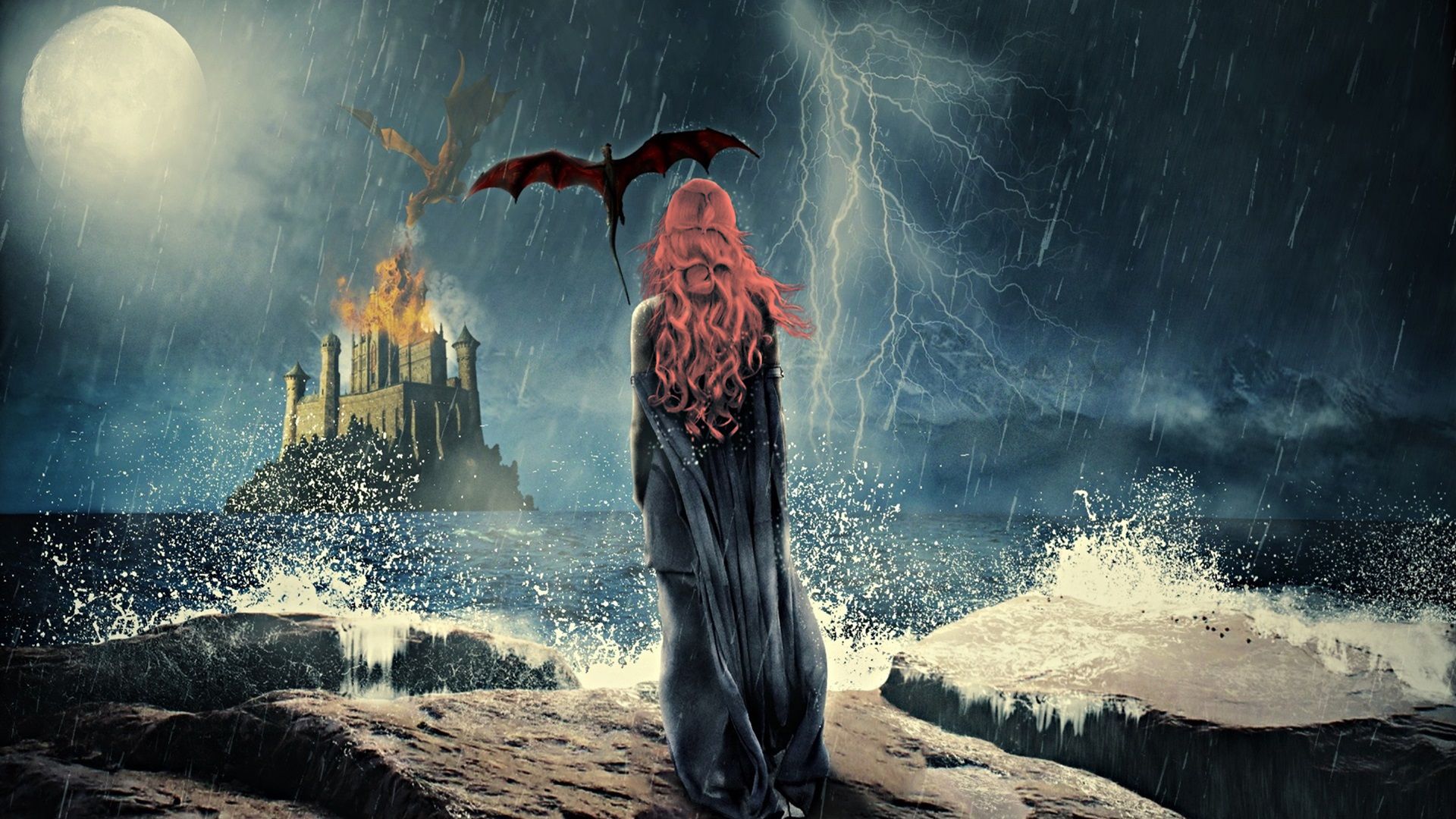 1920x1080 Desktop wallpaper: Game Of Thrones, Daenerys Targaryen, Tv Show 4K free download for PC. 620437