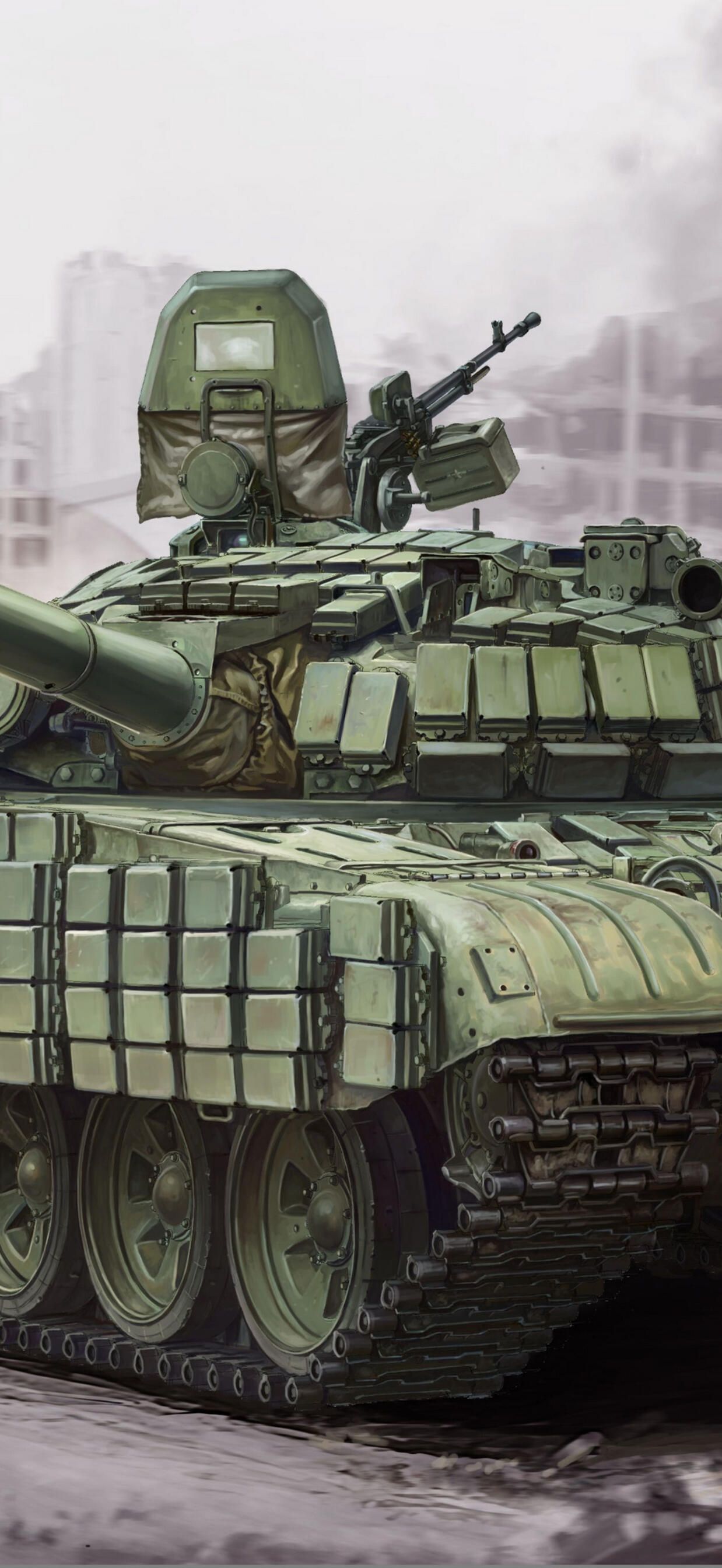 1238x2688 T72 tank on special operation · 1242x2688 iPhone XS Max free photo from skywolfx and wallpaper