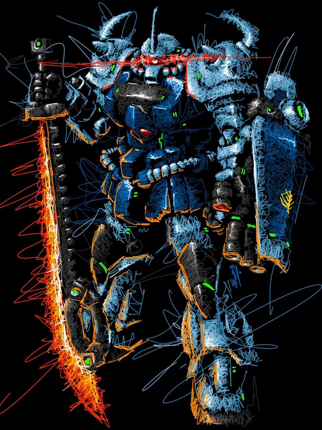 1080x1440 Gouf custom > og gouf ? Also that fight with ez8 is one of the best gundam fight scenes of all time. Link in comments