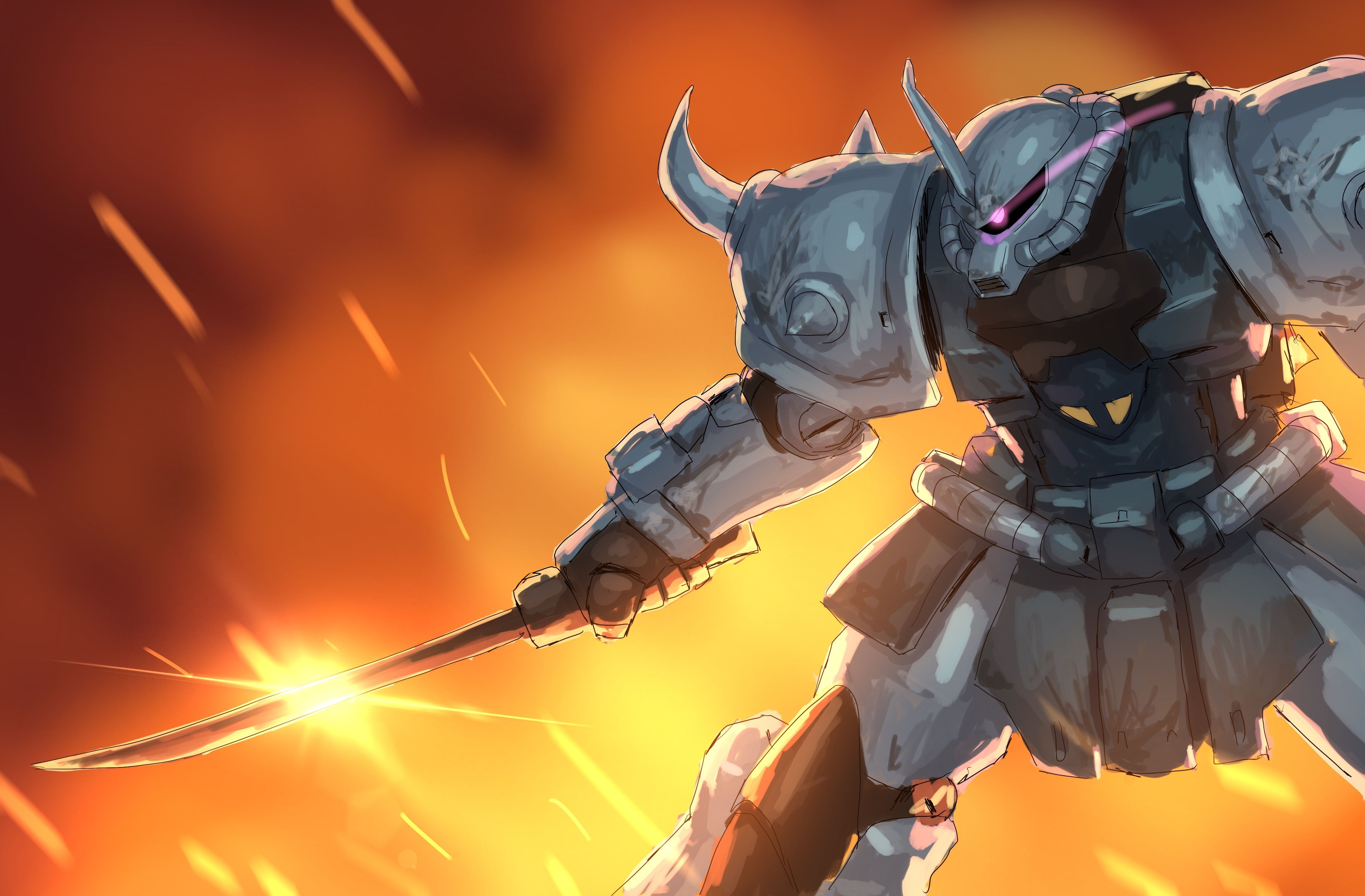 4568x3000 Gouf in Flanes by RedusTheRiotAct on Newgrounds
