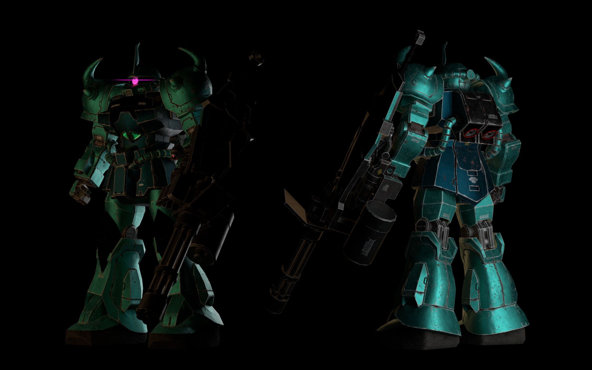 1920x1200 Yeong Chian Lim 07B 3 Gouf Custom (Fanart)