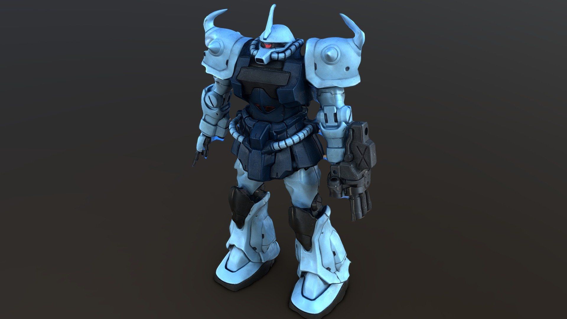 1920x1080 Mobile Suit Gundam GOUF gunpla Free 3D model by Austin Beaulier [ef41ac9]