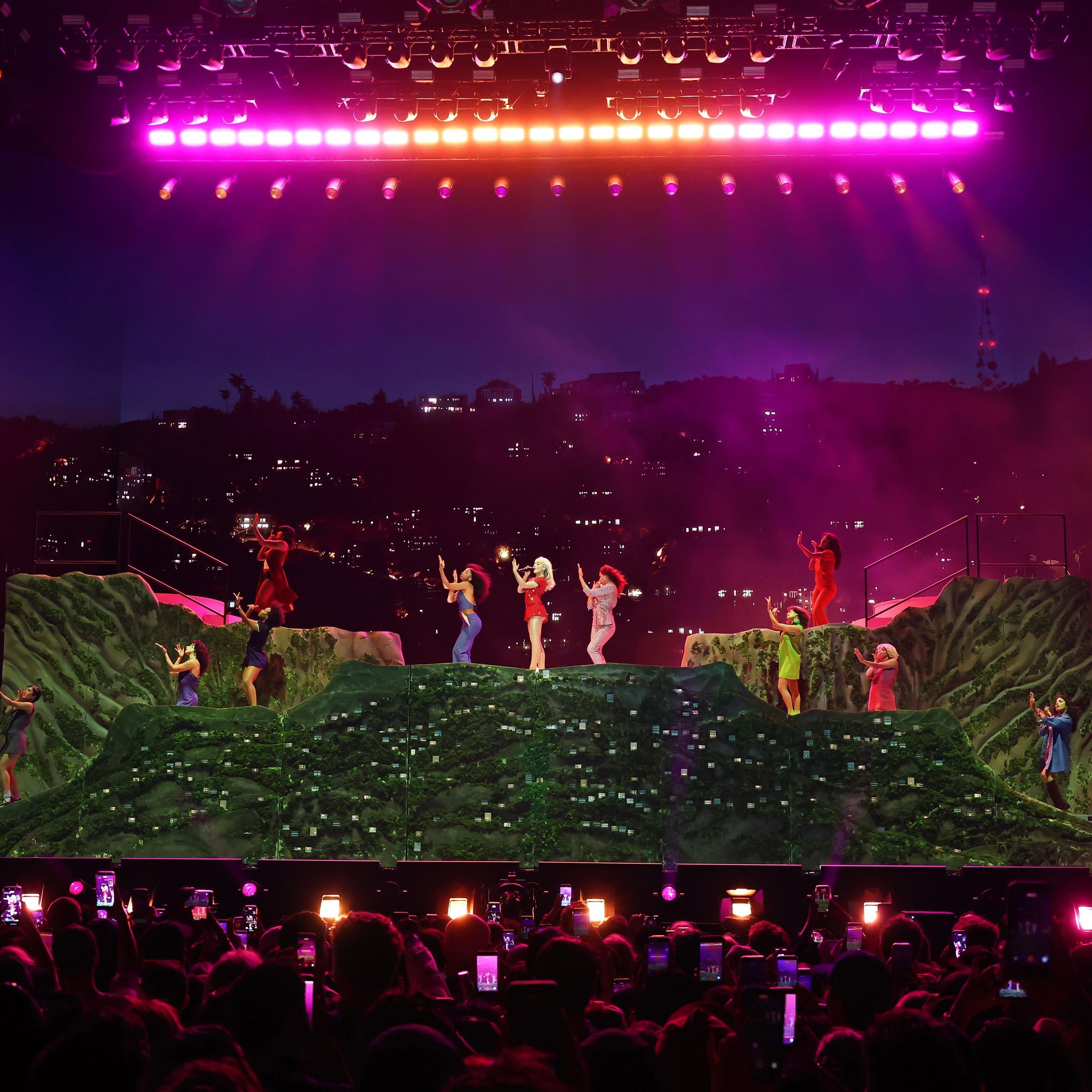 2560x2560 Kpop Graphics Music Video Stage Coachella 2026's Best Stage Designs Wallpaper*