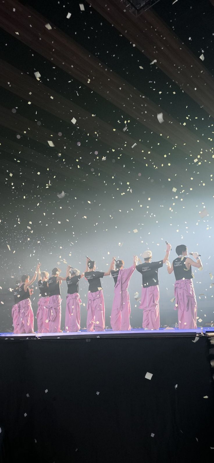 736x1593 Pink aesthetic nct. &team aesthetic, Kpop concert wallpaper, Ive group photo wallpaper