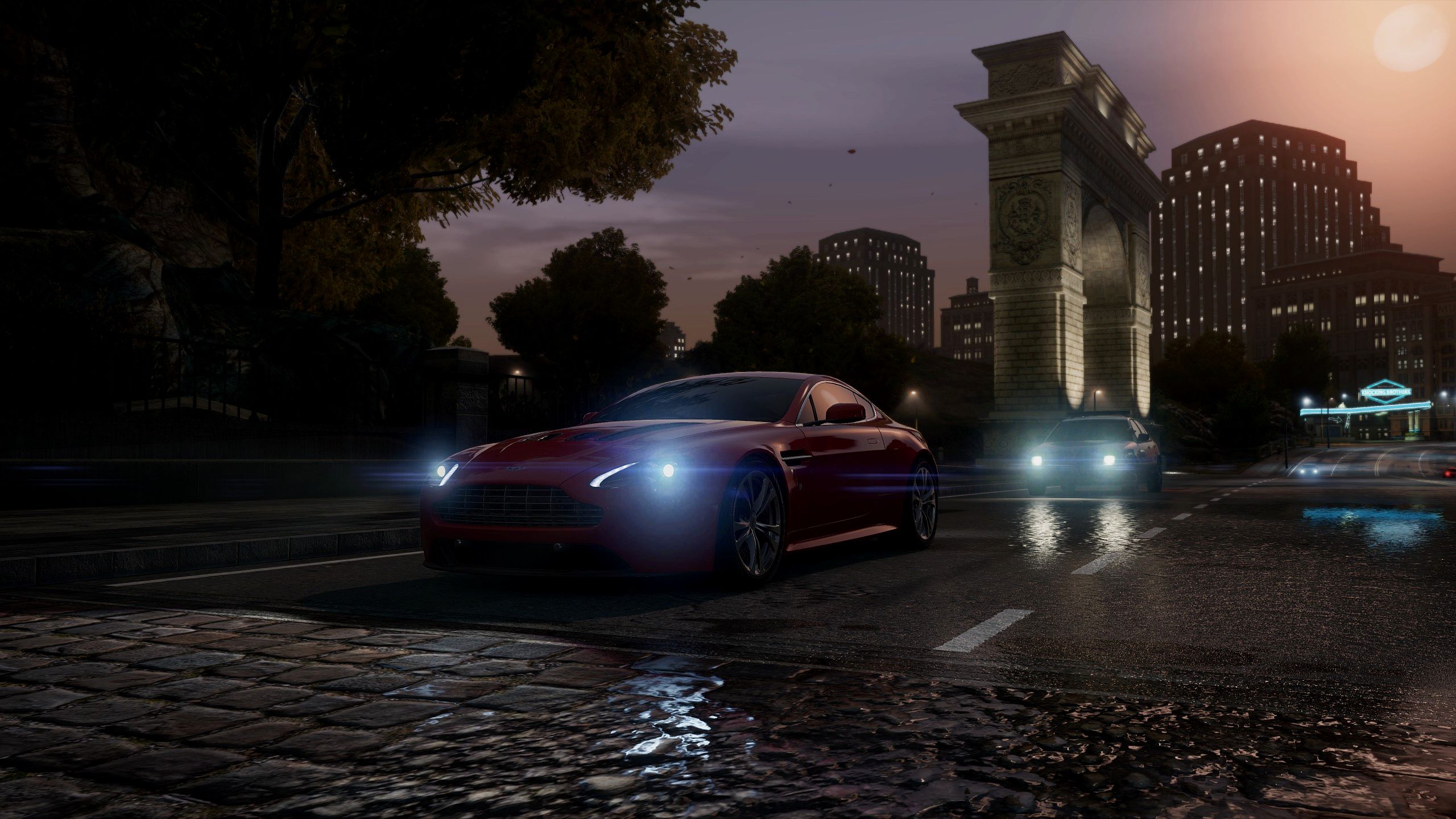 2560x1440 I'm creating a Need for Speed Most Wanted 2012 photo album, featuring one photo for each car. Today's car is the Aston Martin Vantage. Which photo do you like the best?