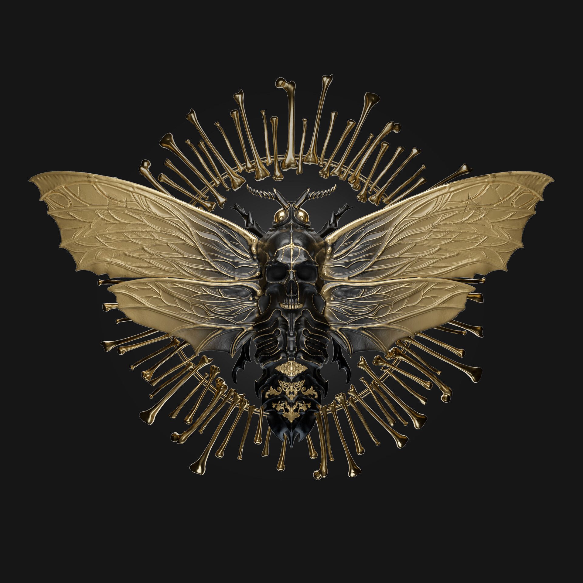 1920x1920 Deathhead Hawk Moth Dmitry Andryukhin Death's Head Hawkmoth