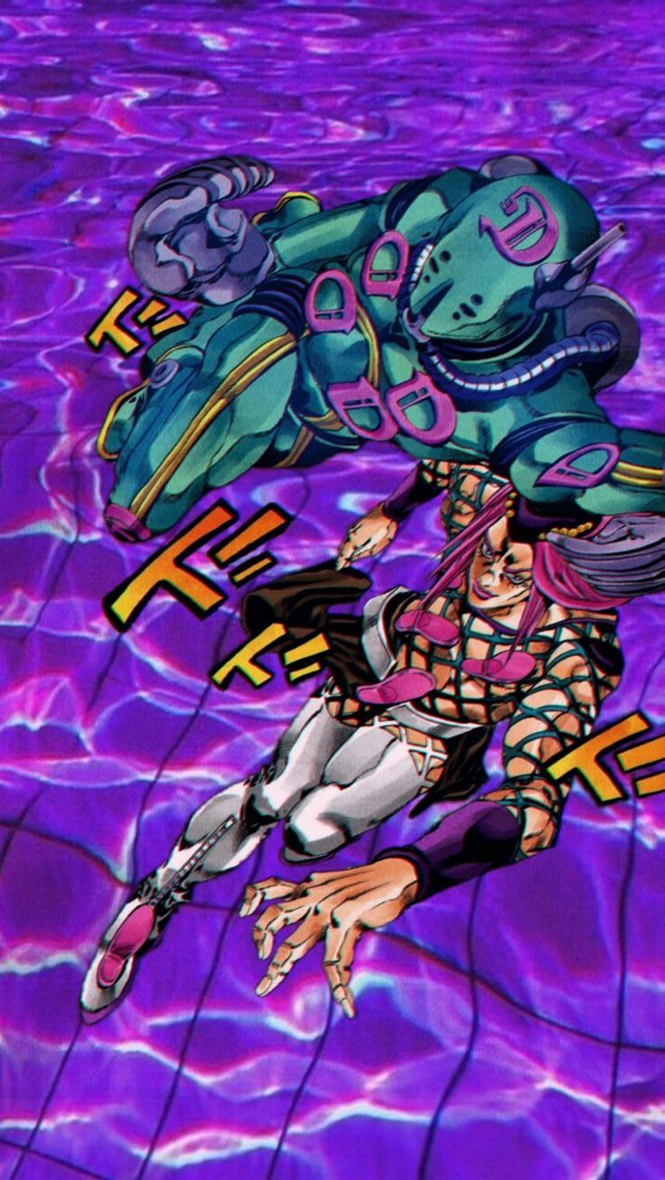 736x1306 JoJo's Bizarre Adventure Part 6: Stone Ocean [Narciso Annasui] iPhone Wallpaper *aesthetic*