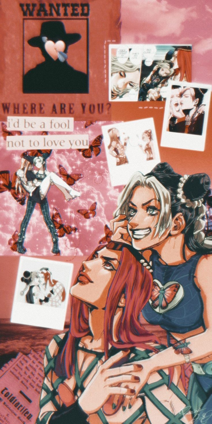 736x1472 Jolyne x anasui wallpaper