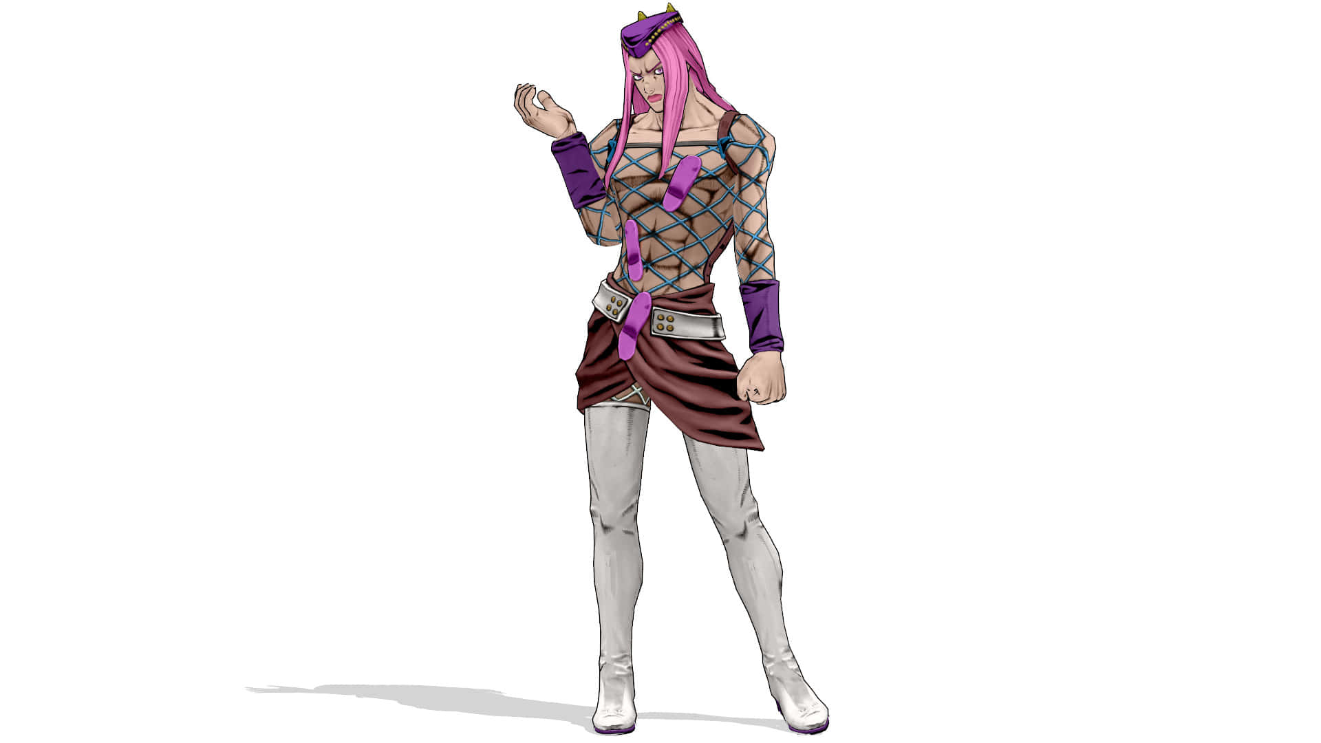 1920x1080 Download Narciso Anasui from JoJo's Bizarre Adventure anime series Wallpaper