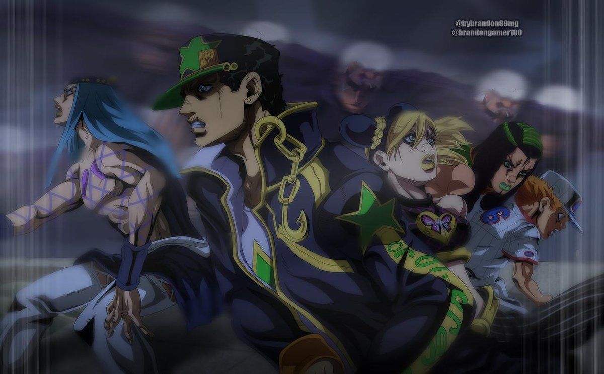 1200x745 jojo's bizarre adventure battle against pucci the colors for anasui take them out of