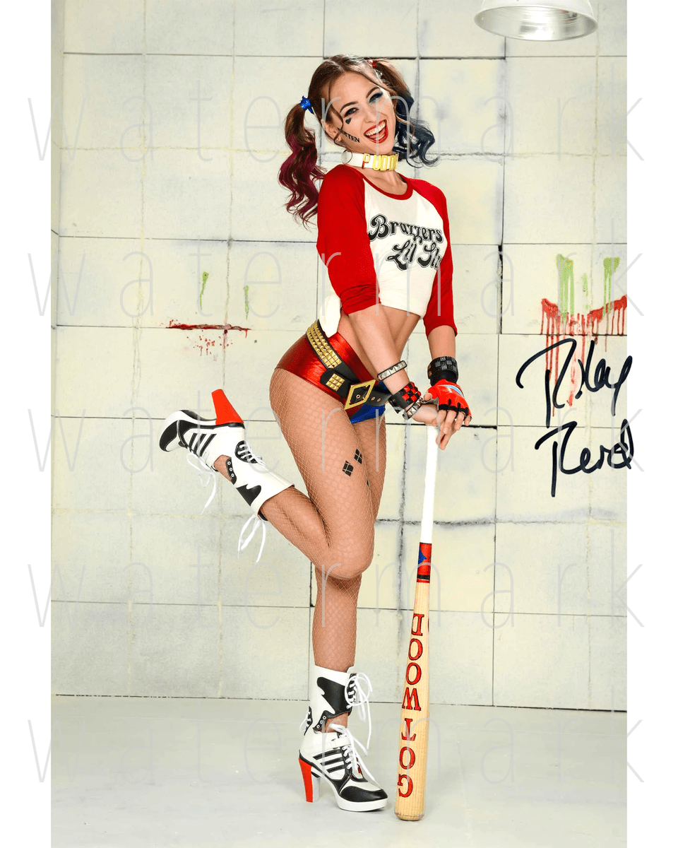 960x1200 Riley Reid Harley Quinn signed hot 8x10 print photo poster autograph RP