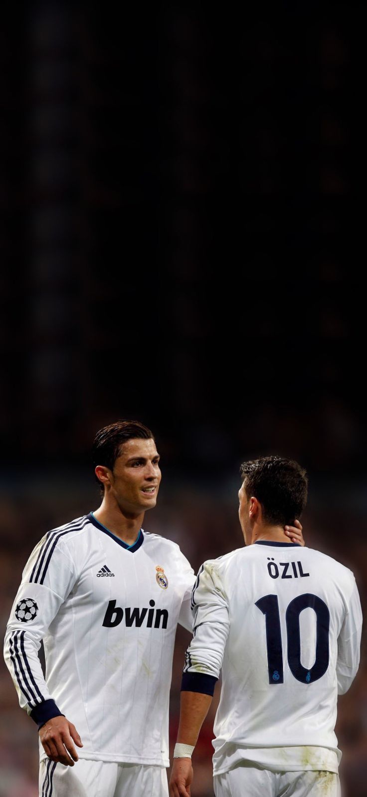 736x1595 Cristiano Ronaldo and Mesut Ozil wallpaper