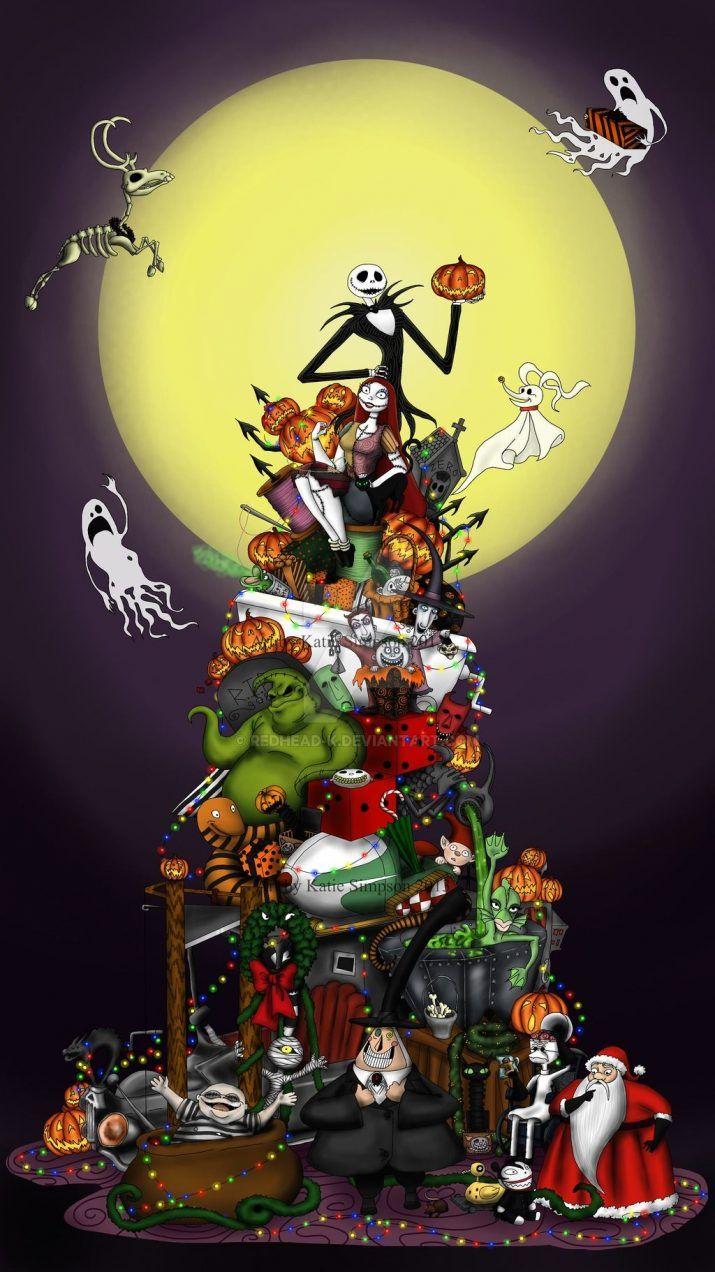 The Nightmare Before Christmas Phone Wallpaper  Mobile Abyss