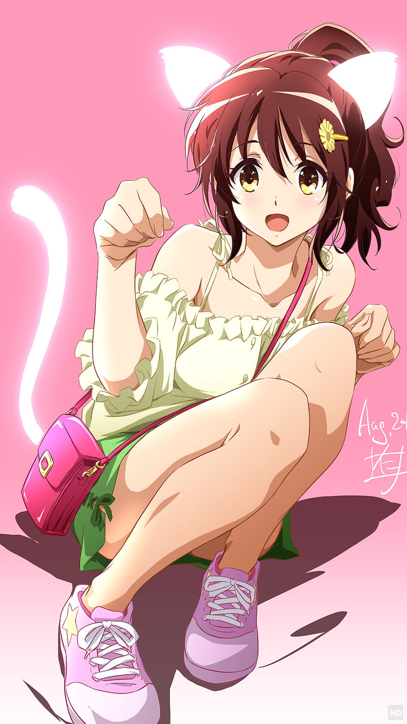 800x1422 Anime, anime girls, vertical, Hibike! Euphonium, Oumae Kumiko, nekomimi, HD phone wallpaper