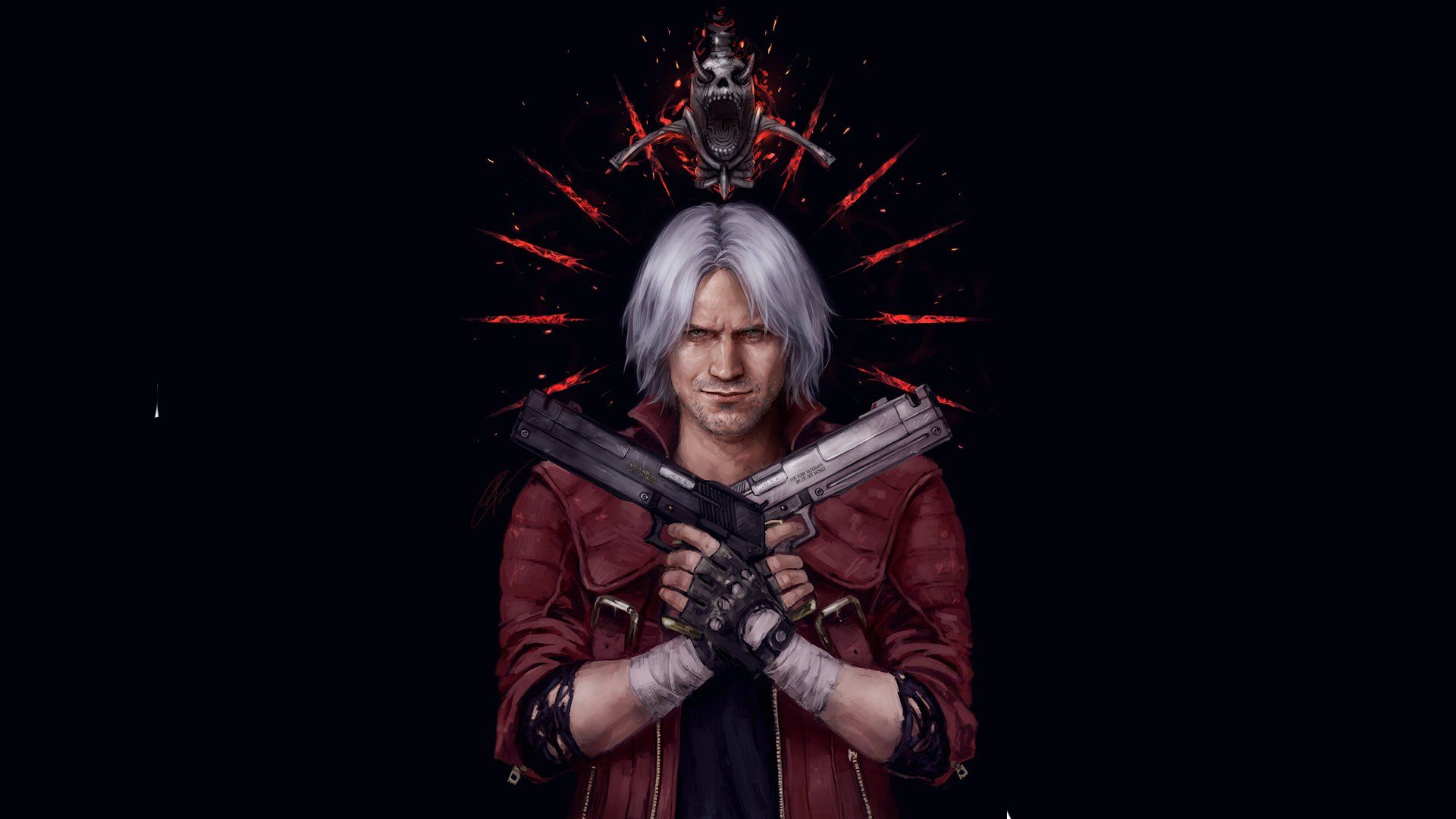1920x1080 Dante Strikes: HD Wallpaper from Devil May Cry 5 Gaming Legendx1080