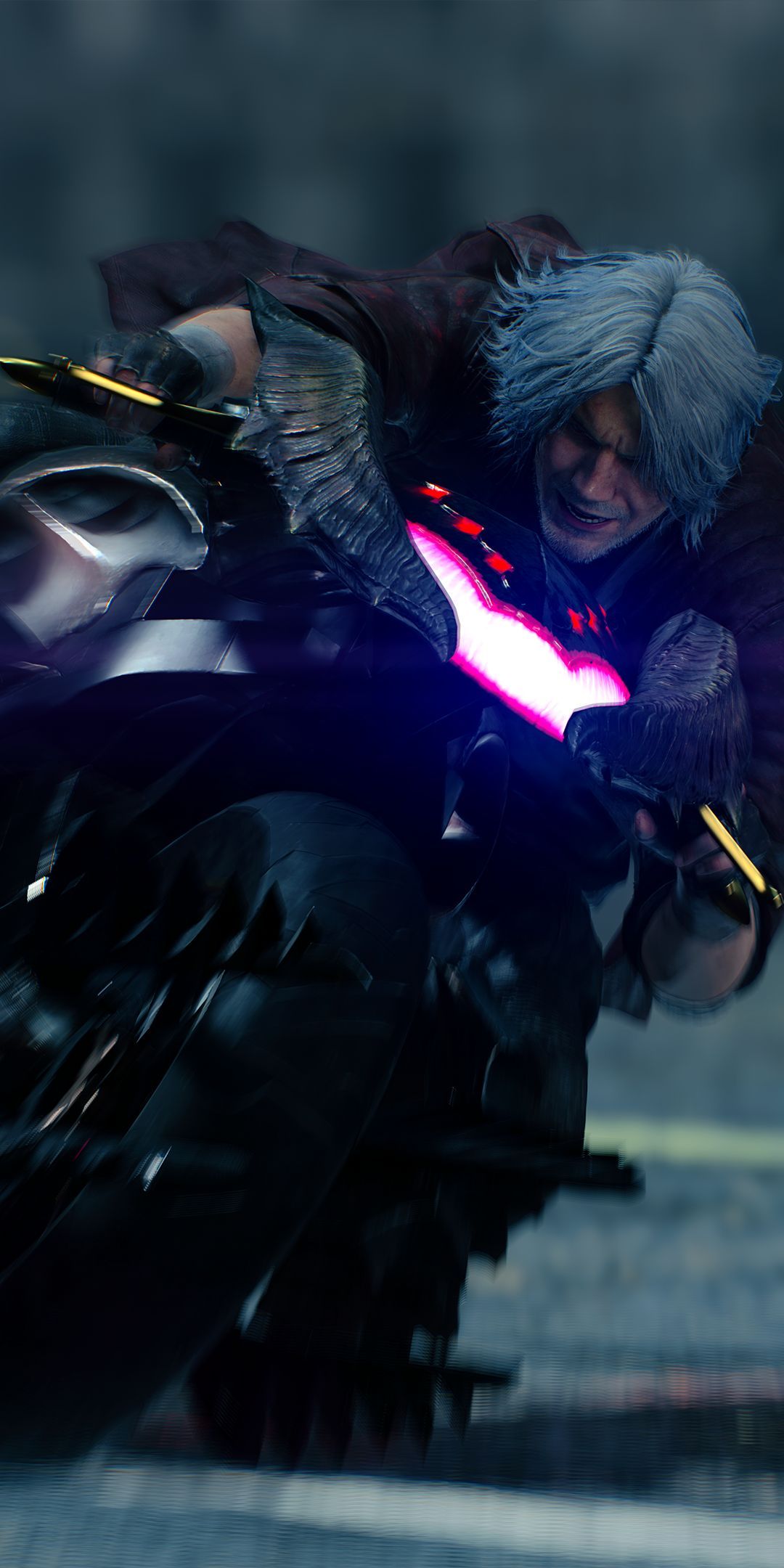1080x2160 Phone wallpaper: Devil May Cry Devil May Cry, Video Game, Dante (Devil May Cry), Motorcycle 1149295