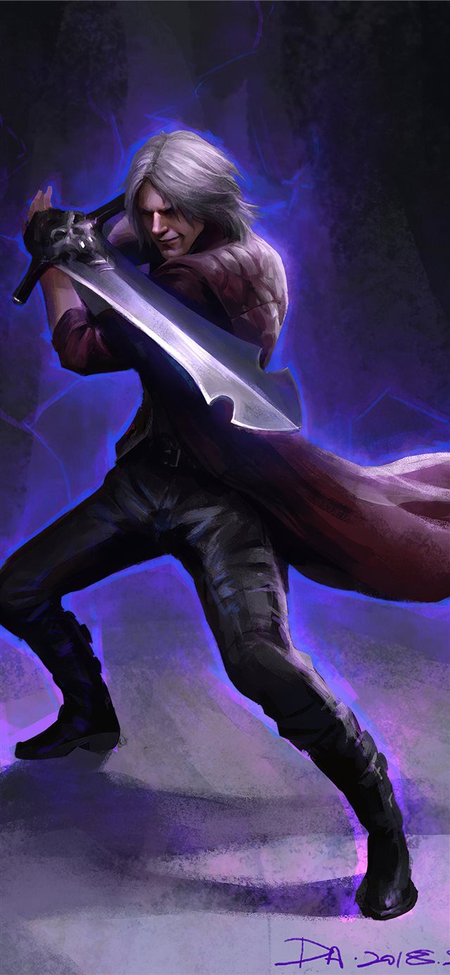 640x1385 dante devil may cry 5 4k iPhone 11 Wallpaper Free Download