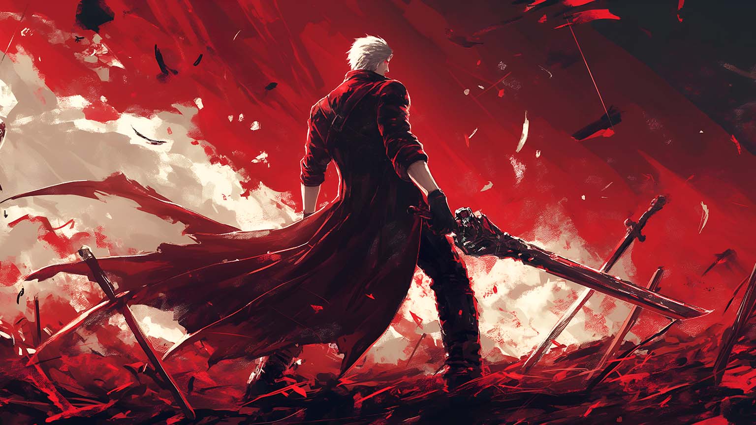 1536x864 Devil May Cry Dante Epic Desktop Wallpaper 4K Wallpaper