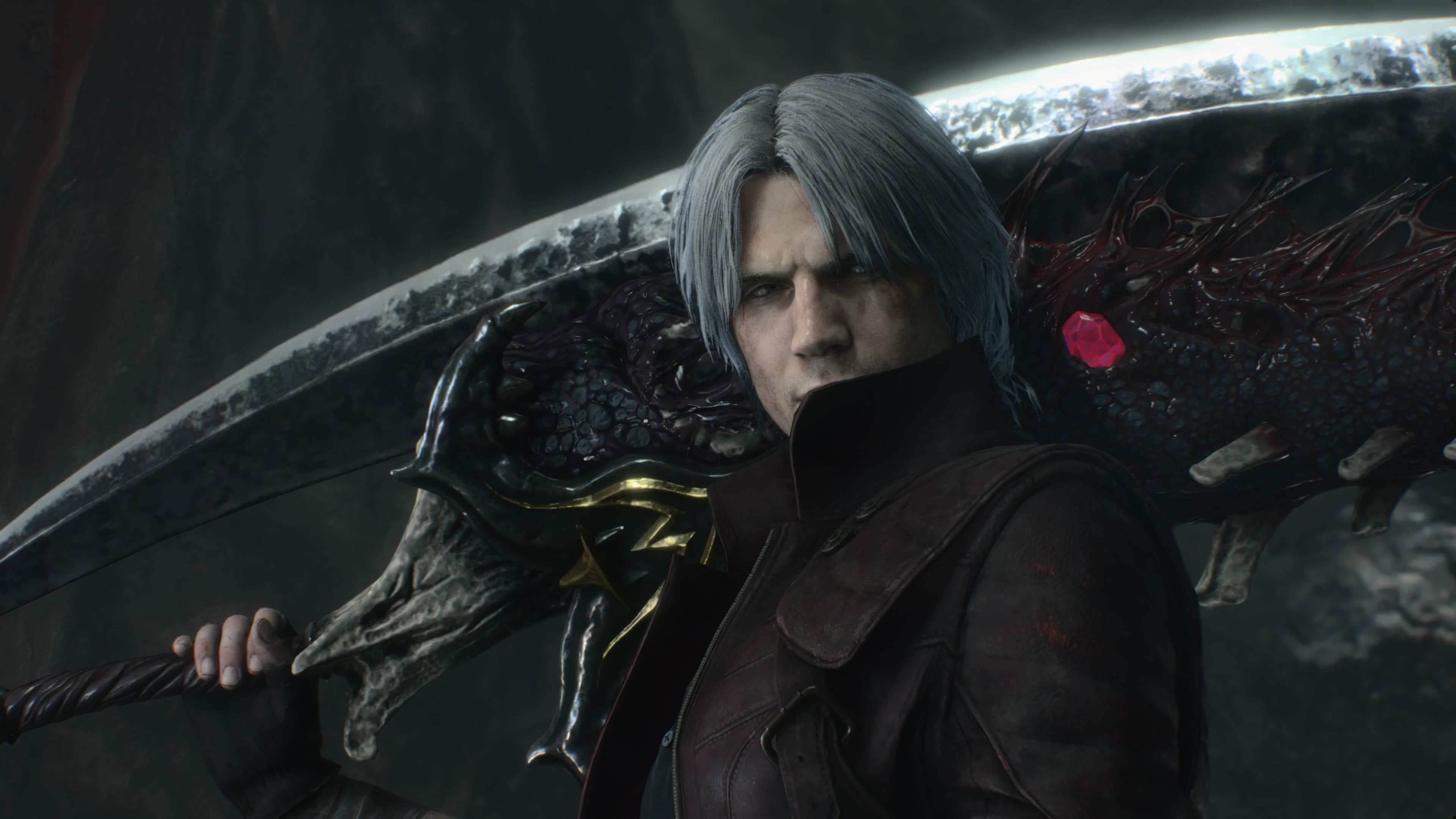3840x2160 Dante Sparda Sword Devil May Cry 5 4K Wallpaper HD