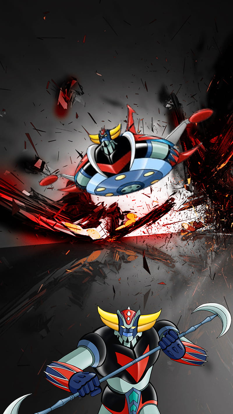 800x1422 Goldrake, grendizer, rgendizer, ufo robo, HD phone wallpaper