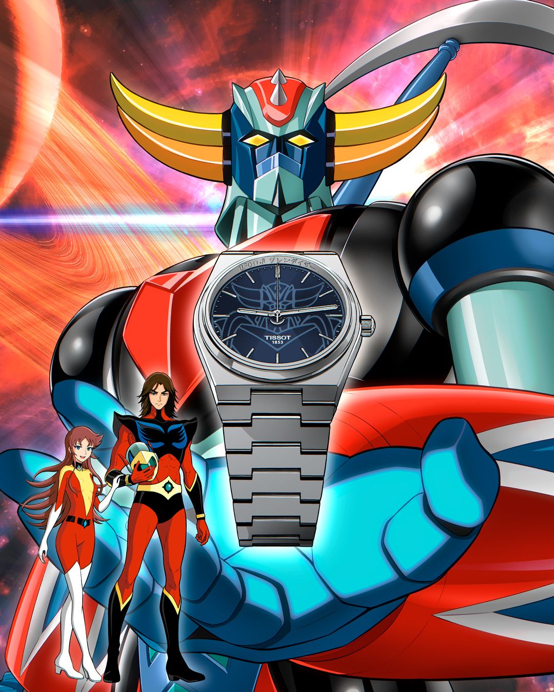 1080x1350 Tissot Introduces the New PRX Automatic UFO Robot Grendizer