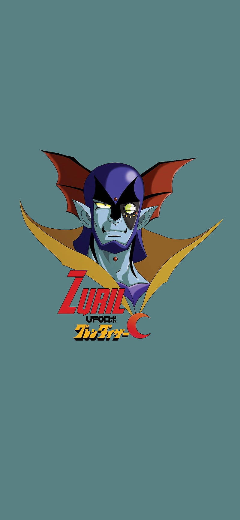 800x1733 Grendizer Zuril, animation, anime, cartoon, goldrake, manga, ufo, HD phone wallpaper