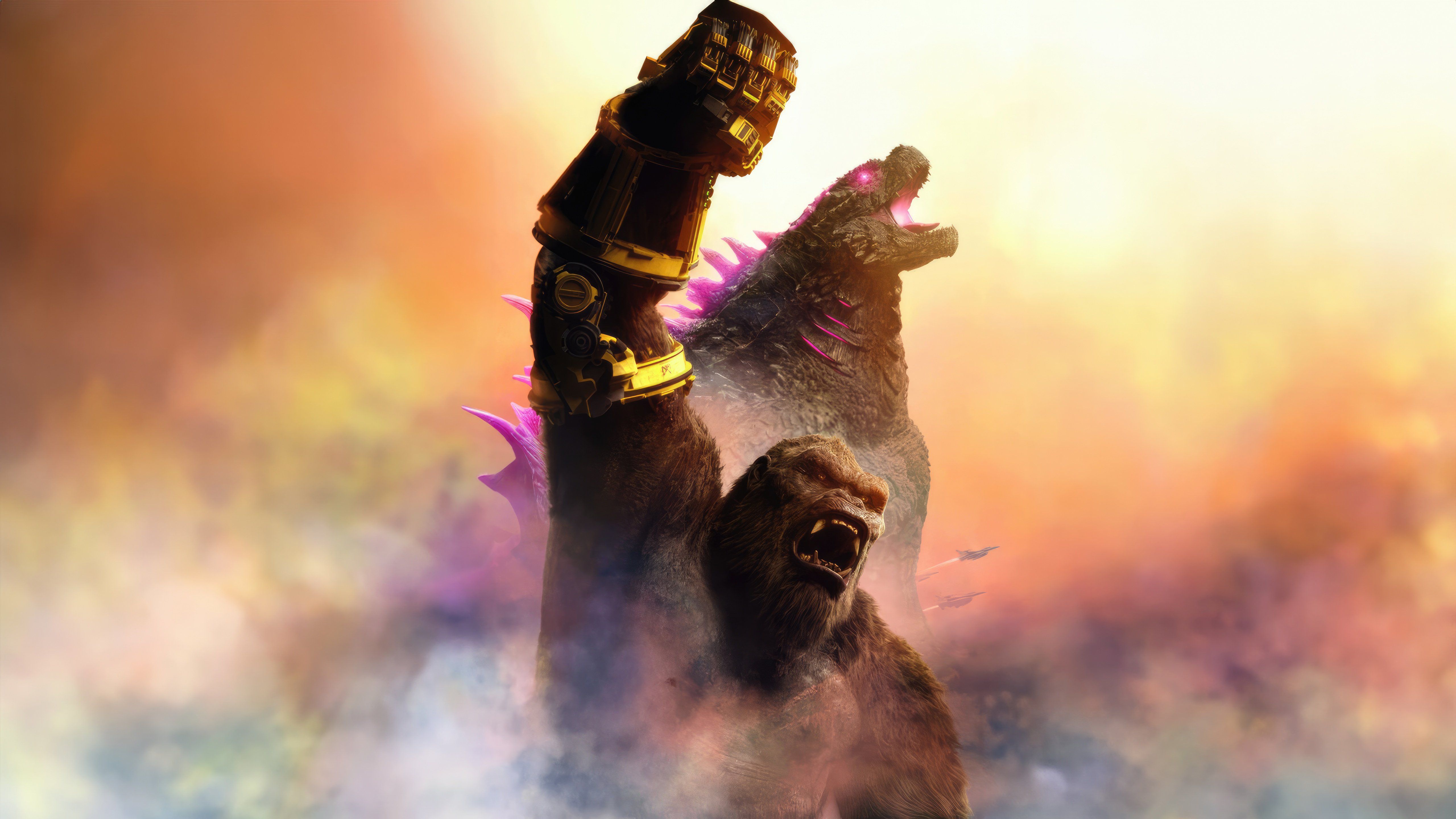 5120x2880 Godzilla X Kong Wallpaper 4K for Desktop