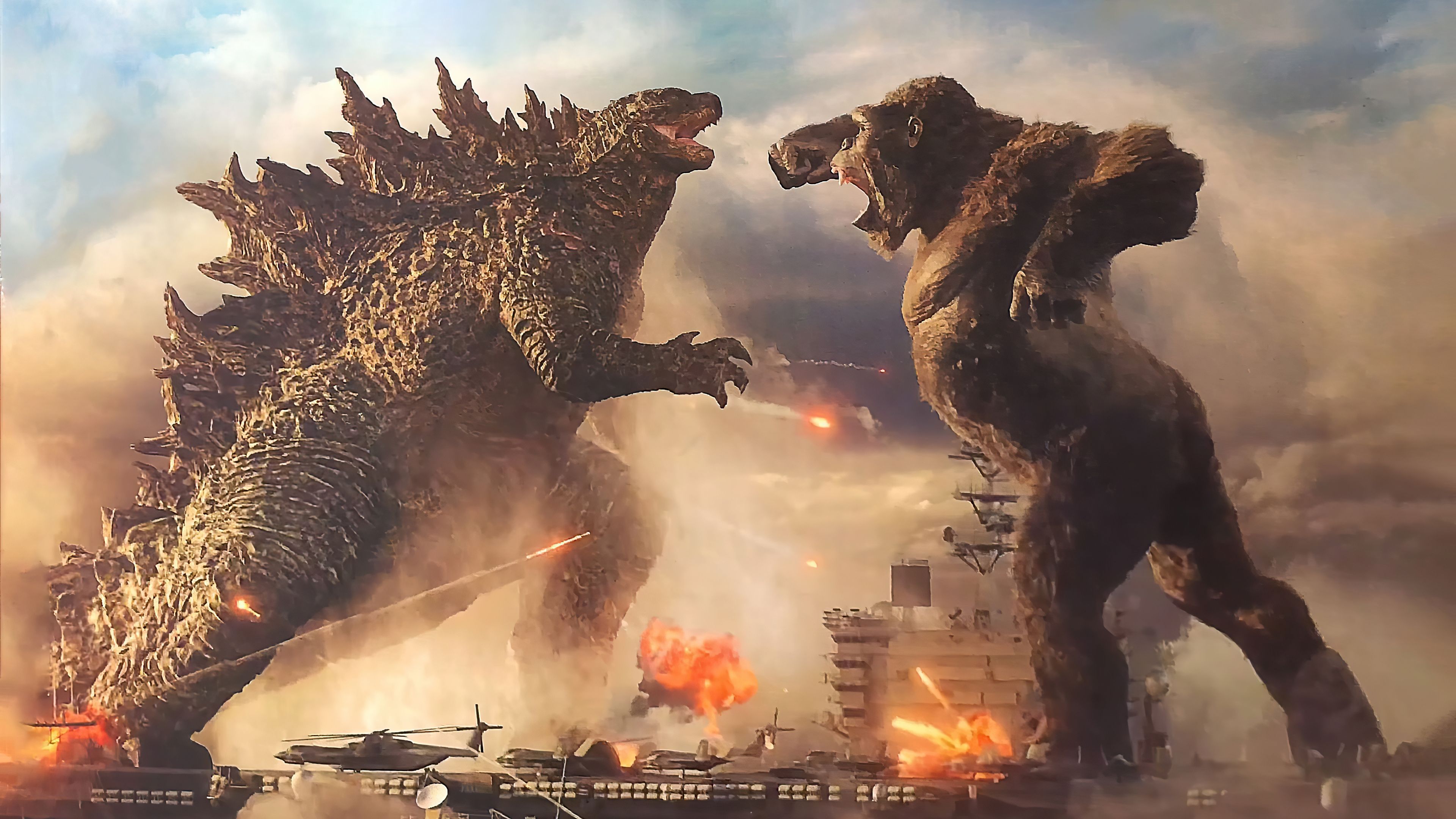 3840x2160 Godzilla X Kong: The New Empire is a Smashing Good Time