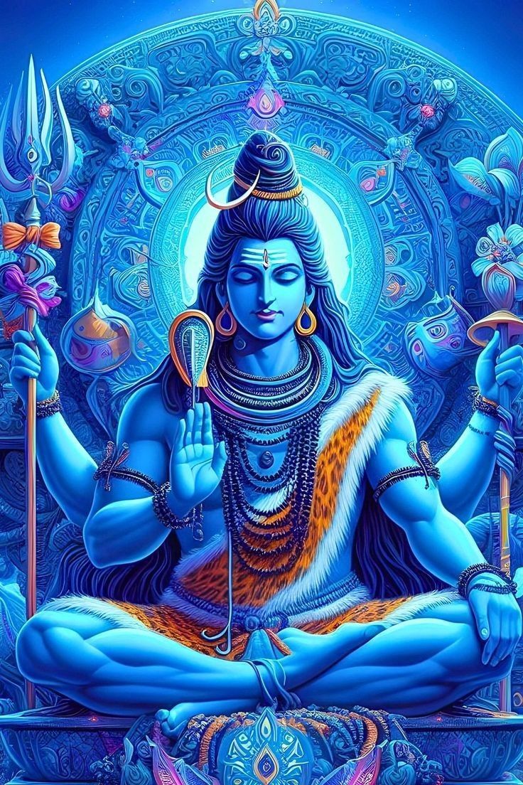 736x1104 Lord Shiva HD Wallpaper into the Mysticism of Hindu Deities. Sri krishna, Lord shiva family, Lord shiva painting