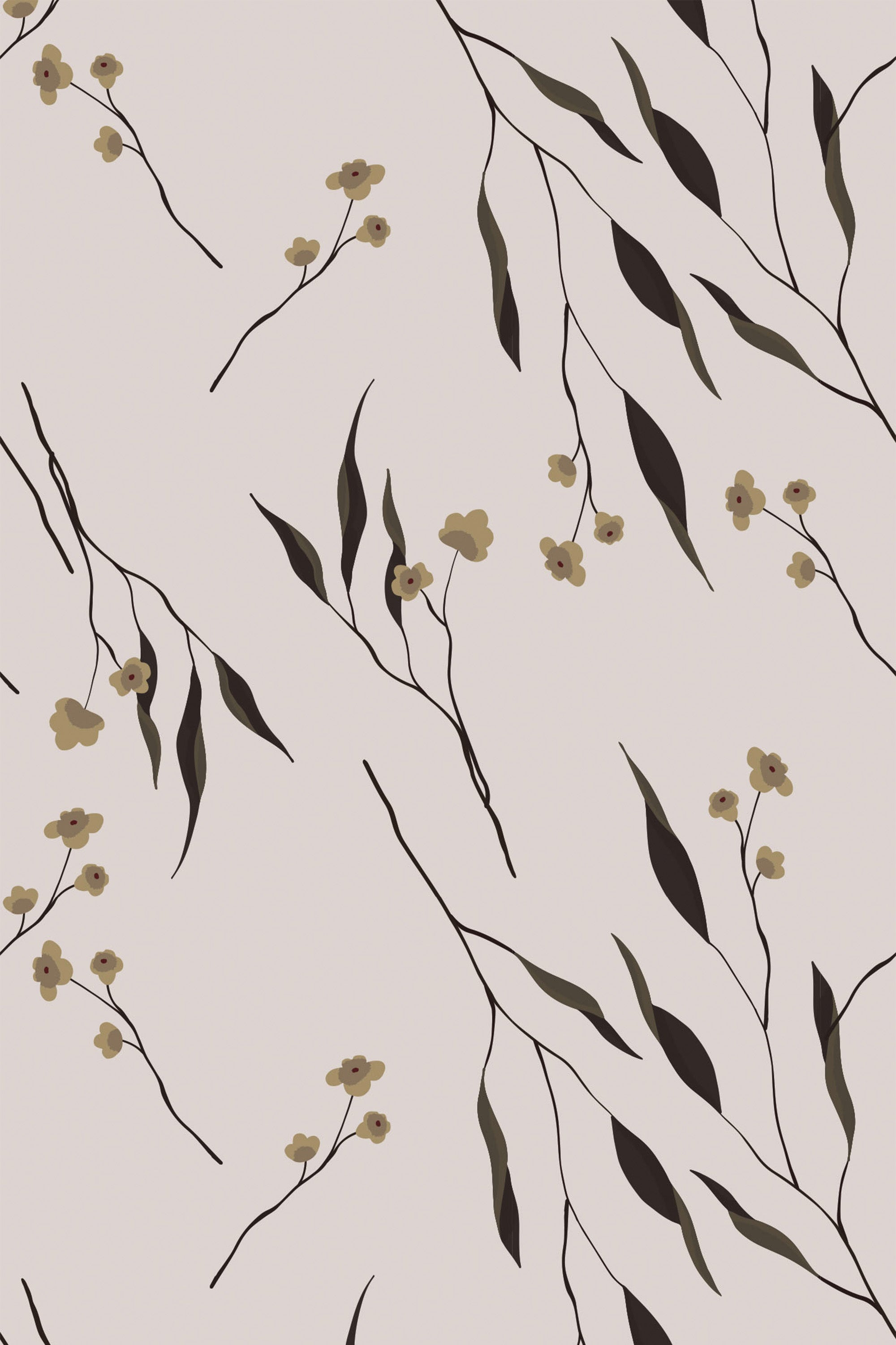 2000x3000 Neutral delicate flower Wallpaper