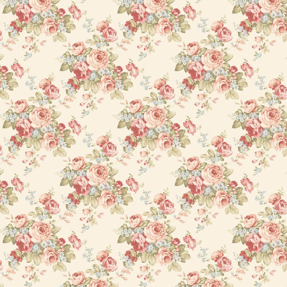 1000x1000 Grand Floral by Galerie : Wallpaper Direct